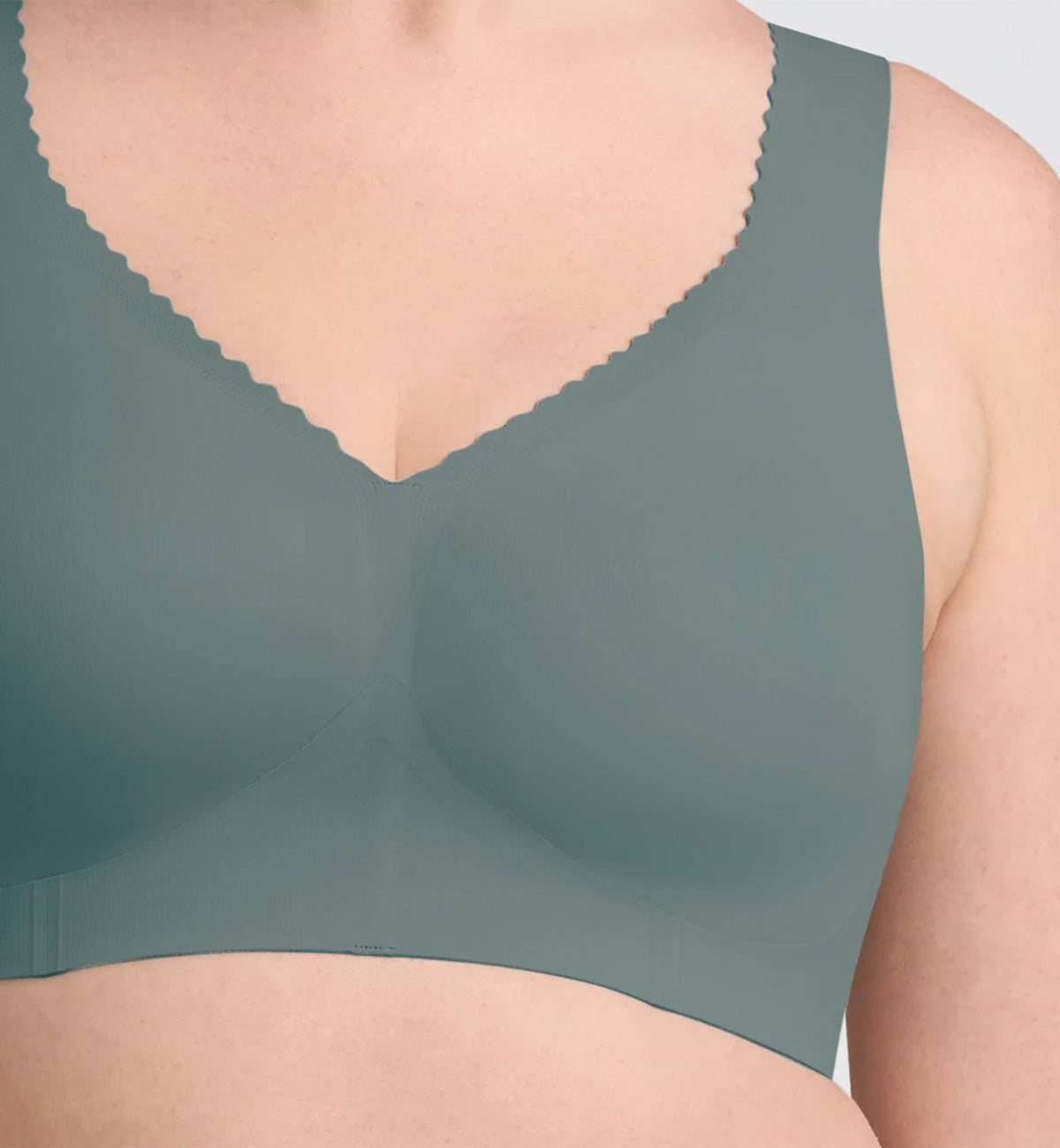 Evelyn & Bobbie EVELYN Deep V-Neck Bralette (1834),Small,Celestine - Celestine,Small