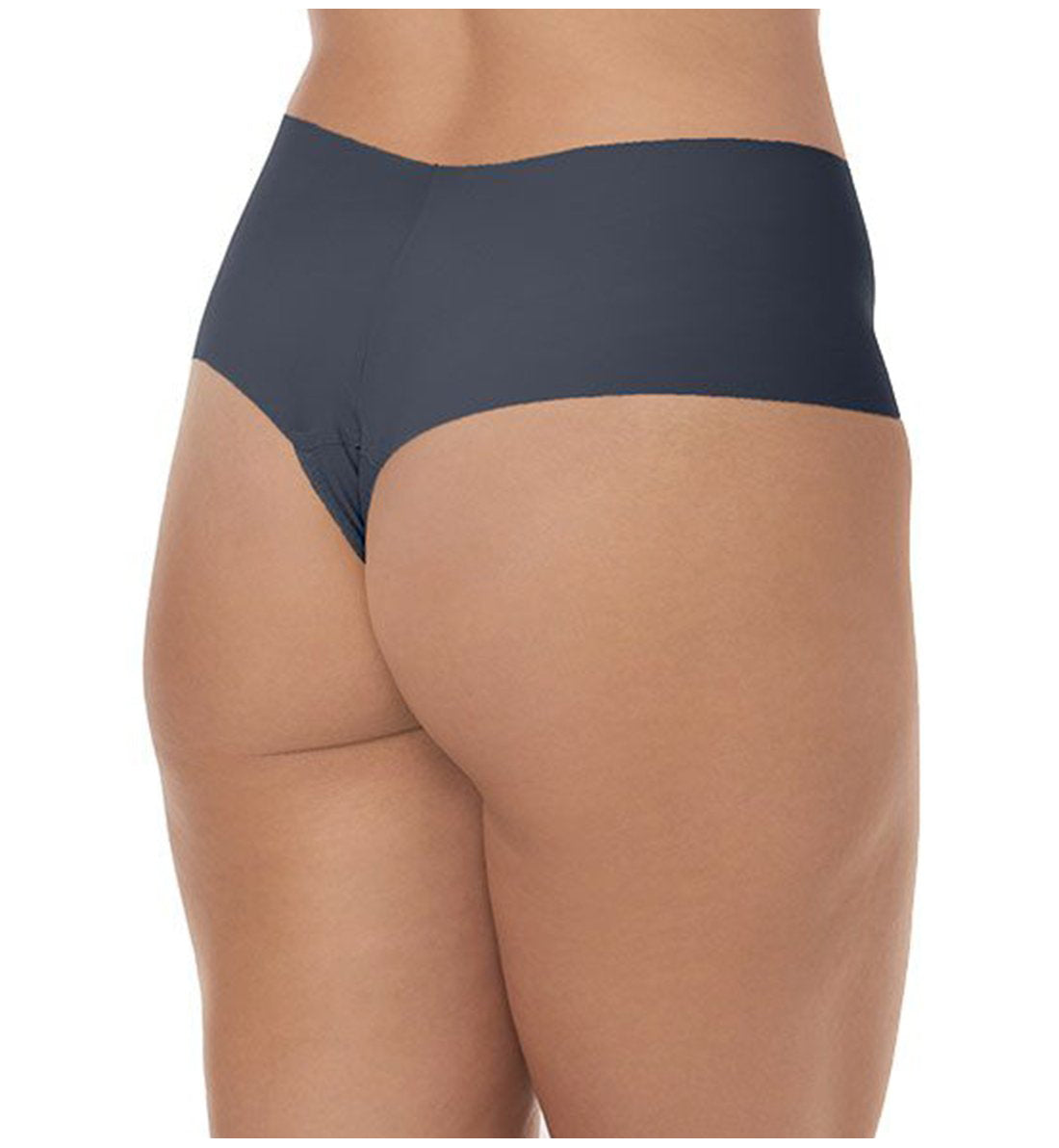 Hanky Panky BreatheSoft Hi-Rise Thong (6J1921B),Small,Granite - Granite,Small
