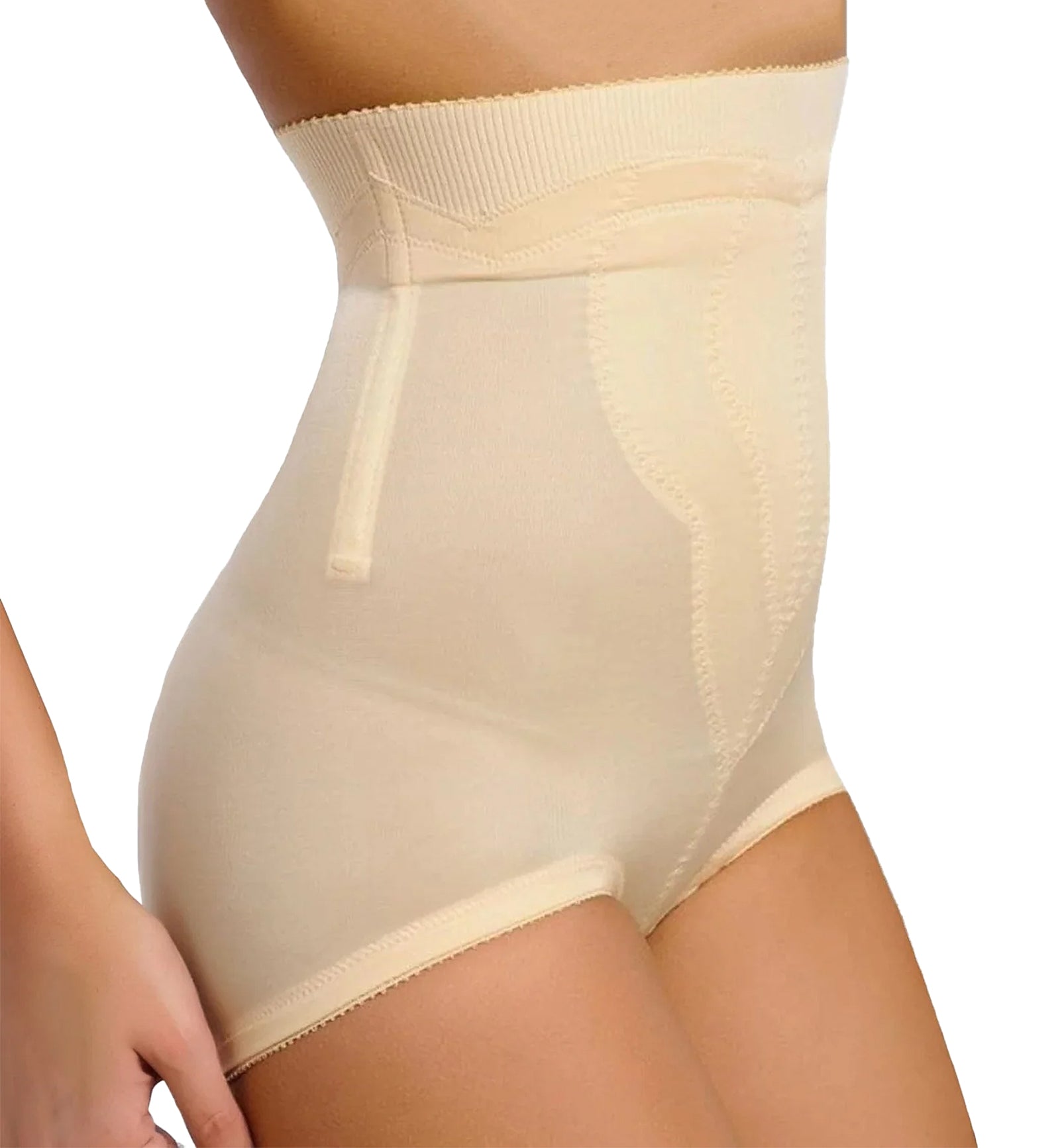 Rago Medium Control High Waist Shaping Panty (6296),Small,Beige - Beige,Small