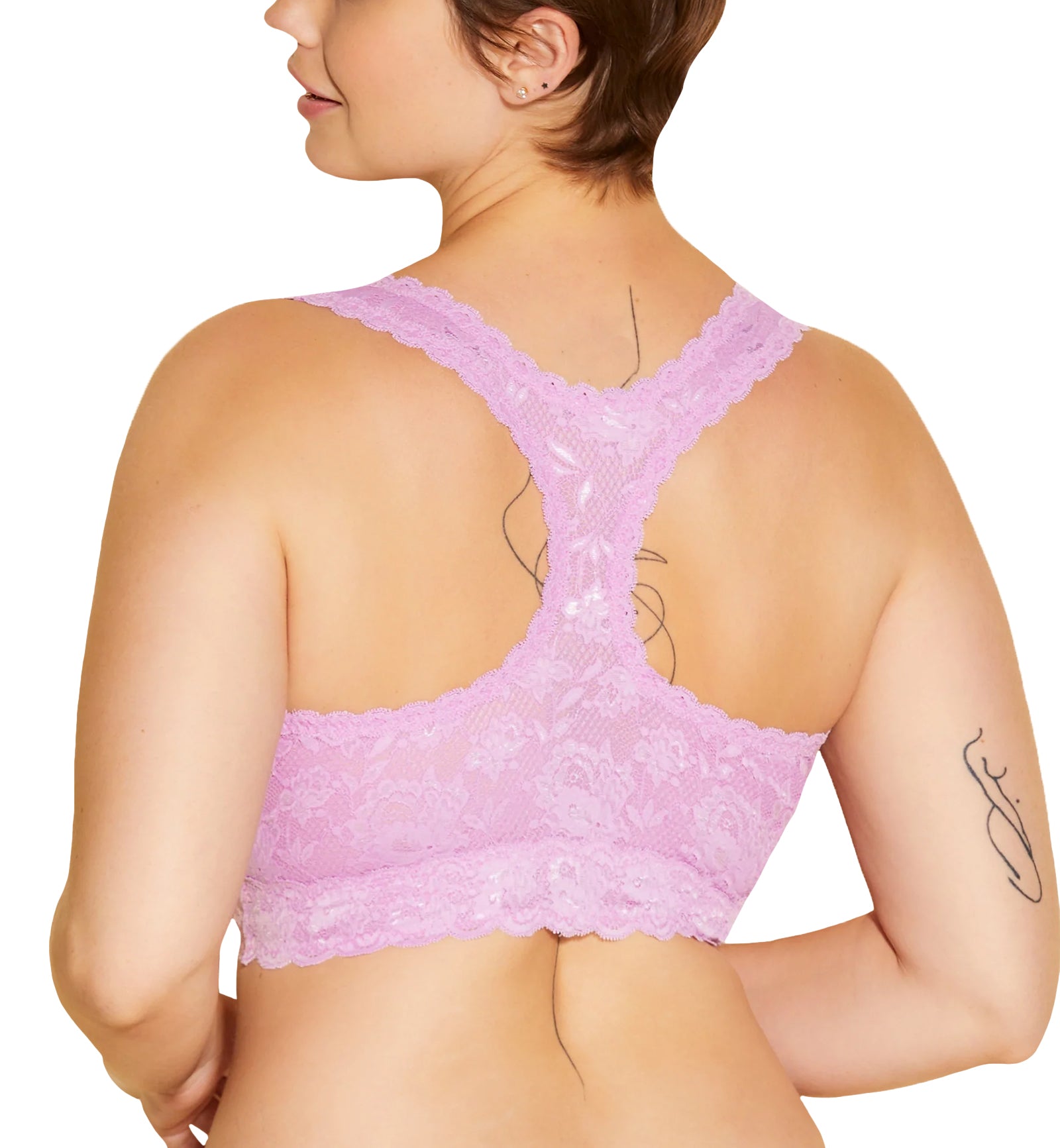 Cosabella NSN SUPER CURVY Racie Racerback Bralette (NEVER1365),XS,Neela Flower - Neela Flower,XS