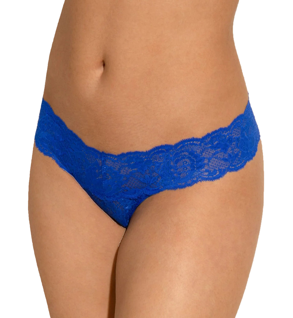 Cosabella Never Say Never Cutie Lowrider Thong (NEVER03ZL),Cobalt - Cobalt,One Size