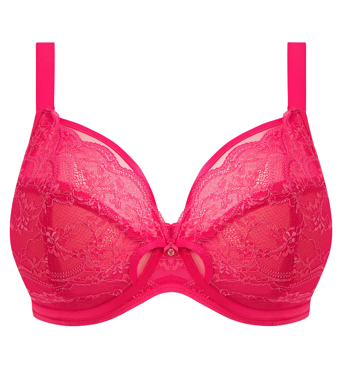 Elomi Darcie Plunge Underwire Bra (302902),32GG,Azalea - Azalea,32GG