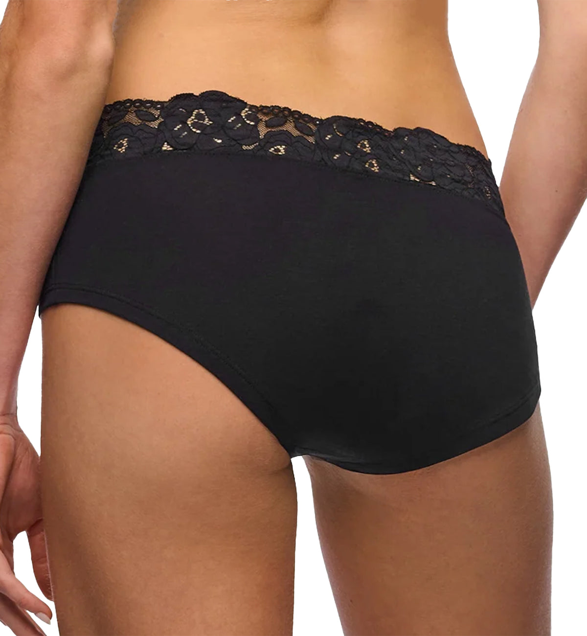 Cosabella Romanza Boyshort (ROMAN0731),Small,Black - Black,Small