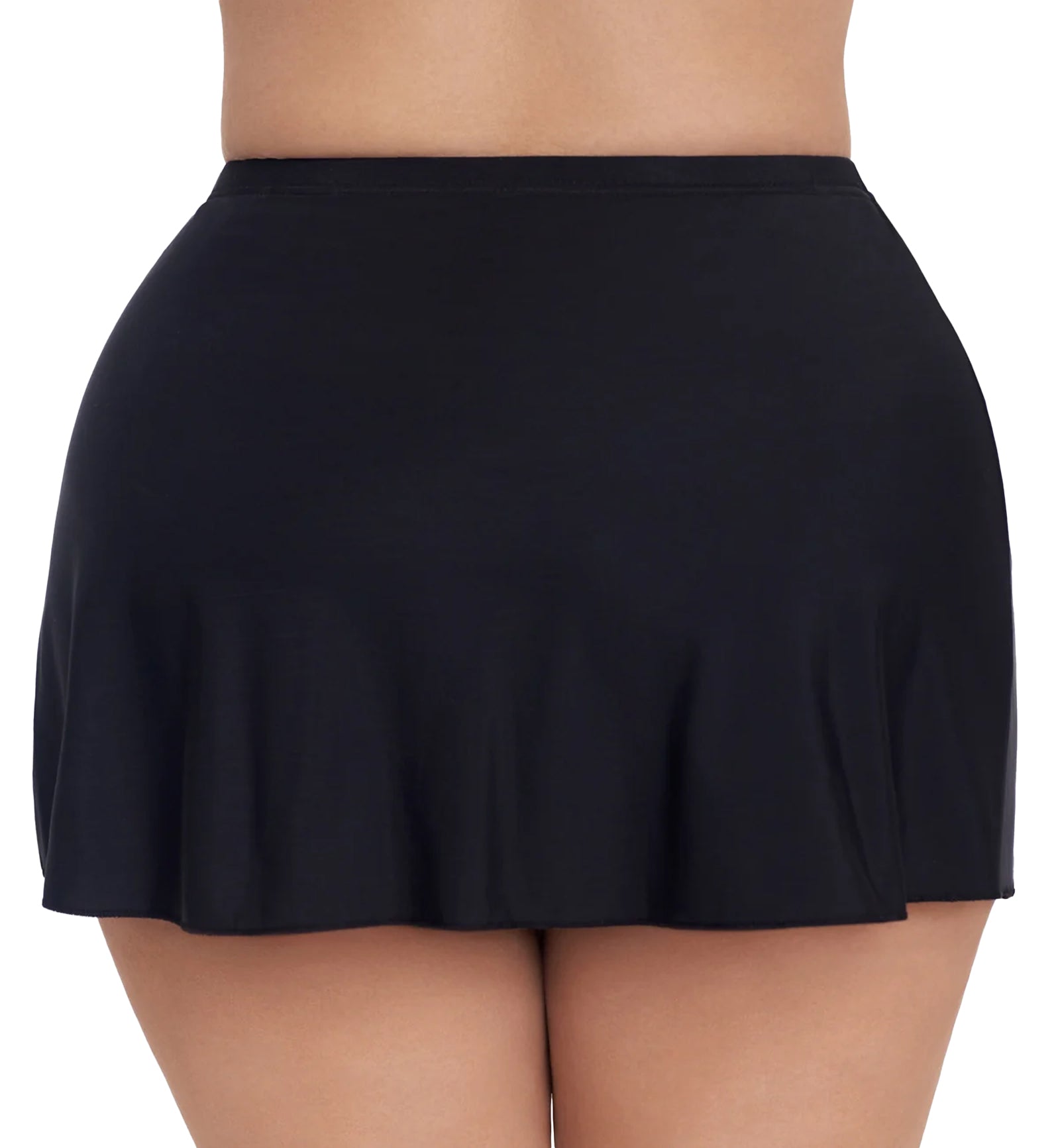 Miraclesuit Plus Size Swim Skirt (6518803W),16,Black - Black,16W