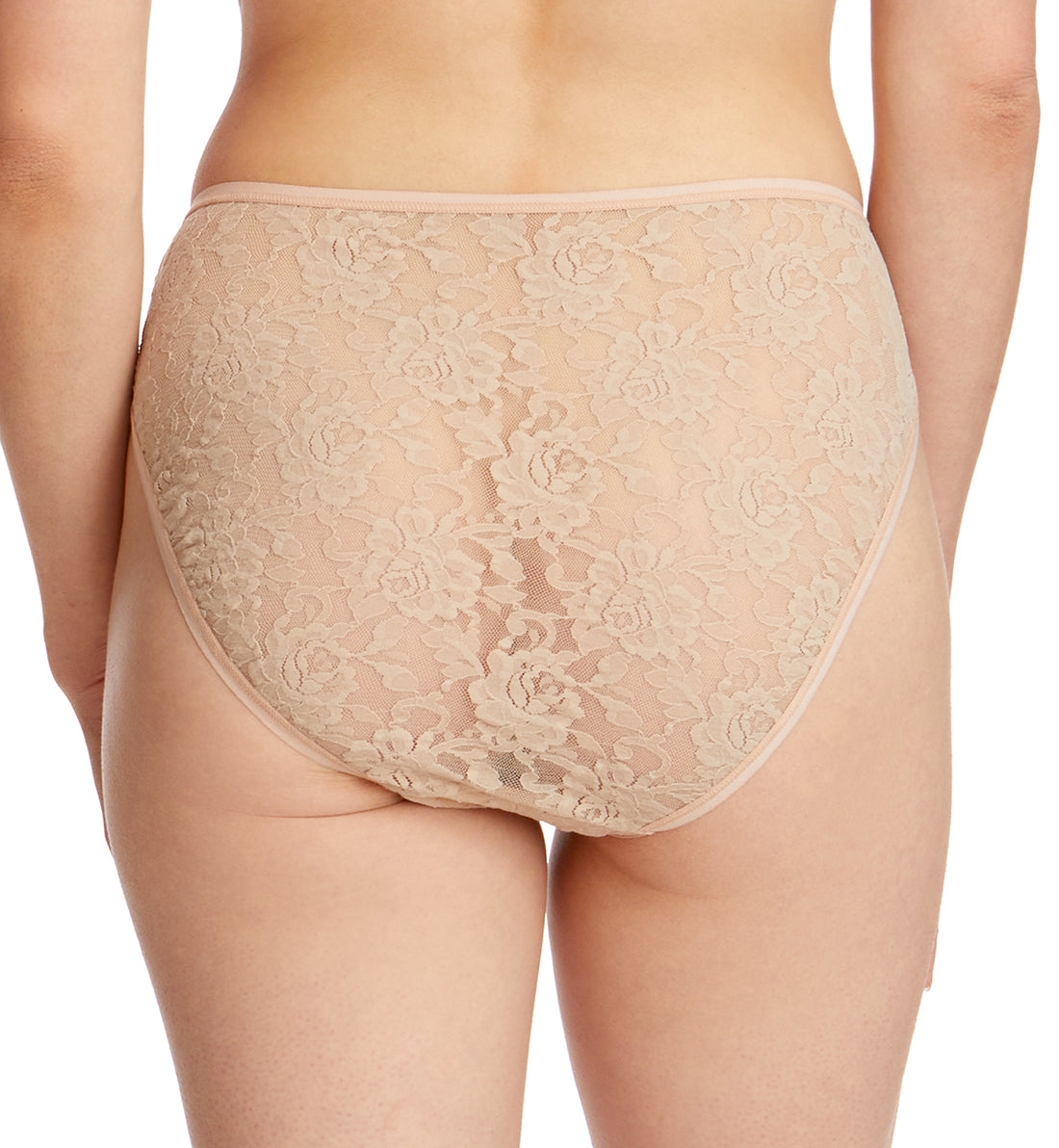 Hanky Panky Signature Lace High Cut Brief (482264),XS,Chai - Chai,XS