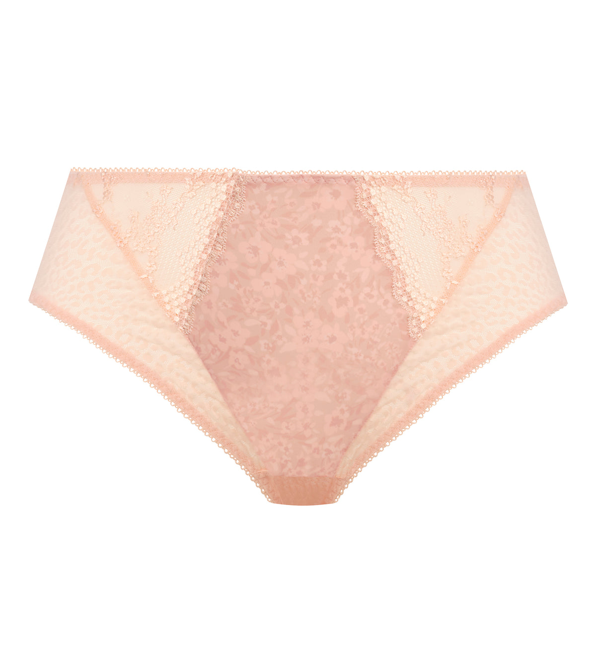 Elomi Lucie Matching High Leg Brief (4496),Medium,Pale Blush - Pale Blush,Medium