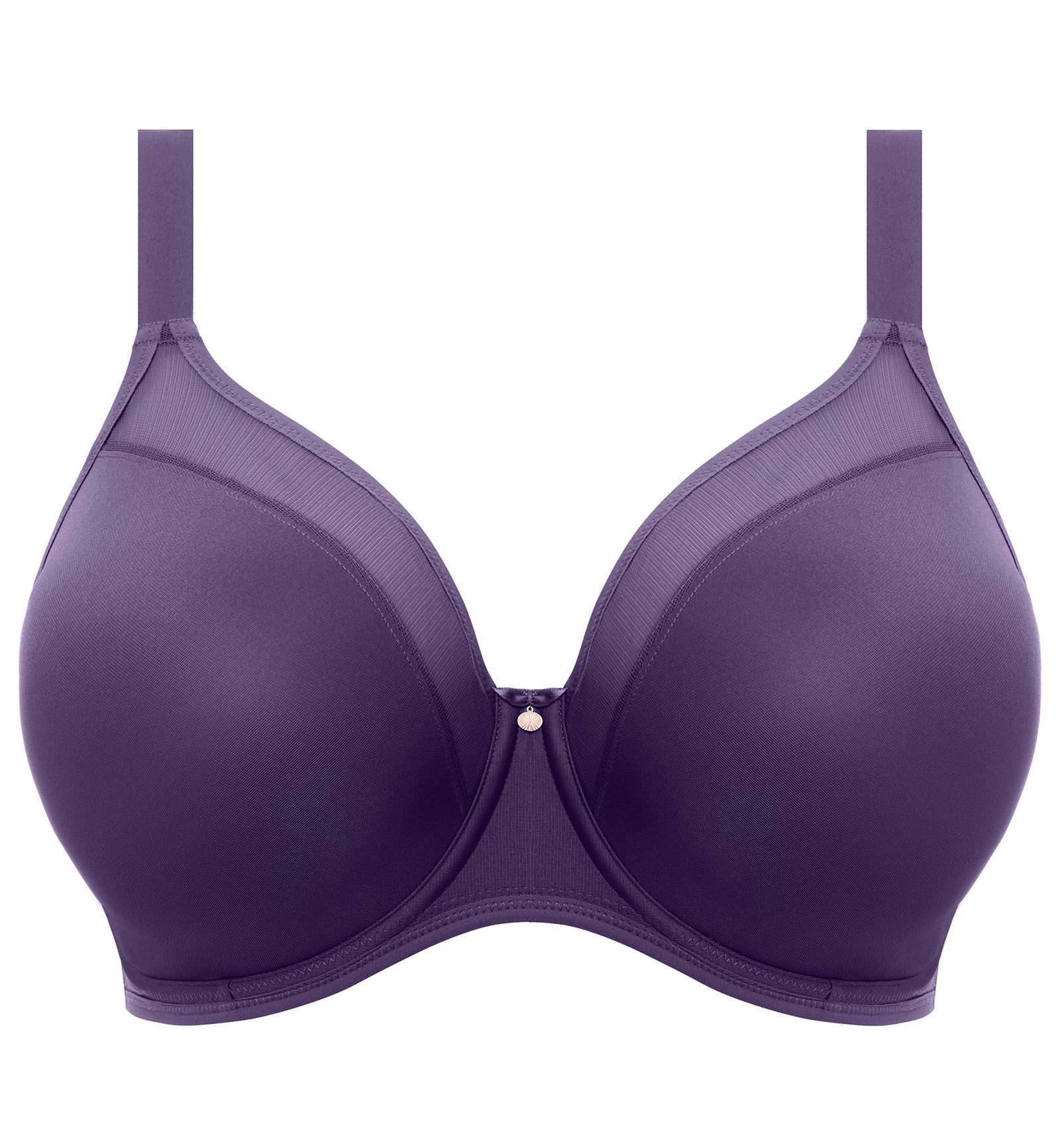 Elomi Smooth Unlined Underwire Molded Bra (4301),32GG,Midnight - Midnight,32GG