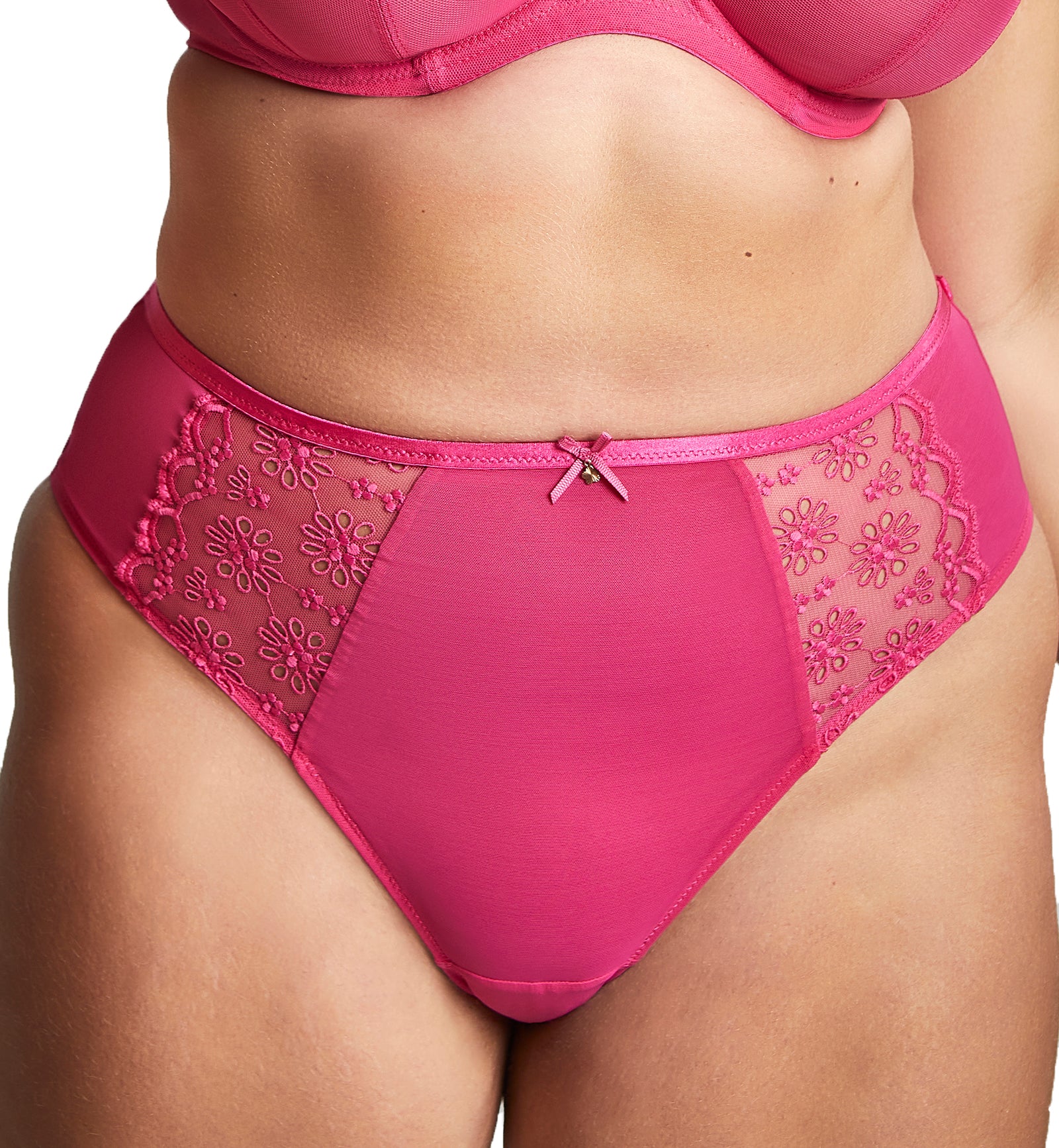 Sculptresse by Panache Harmony Deep Brief (10834),Medium,Hot Pink - Hot Pink,Medium
