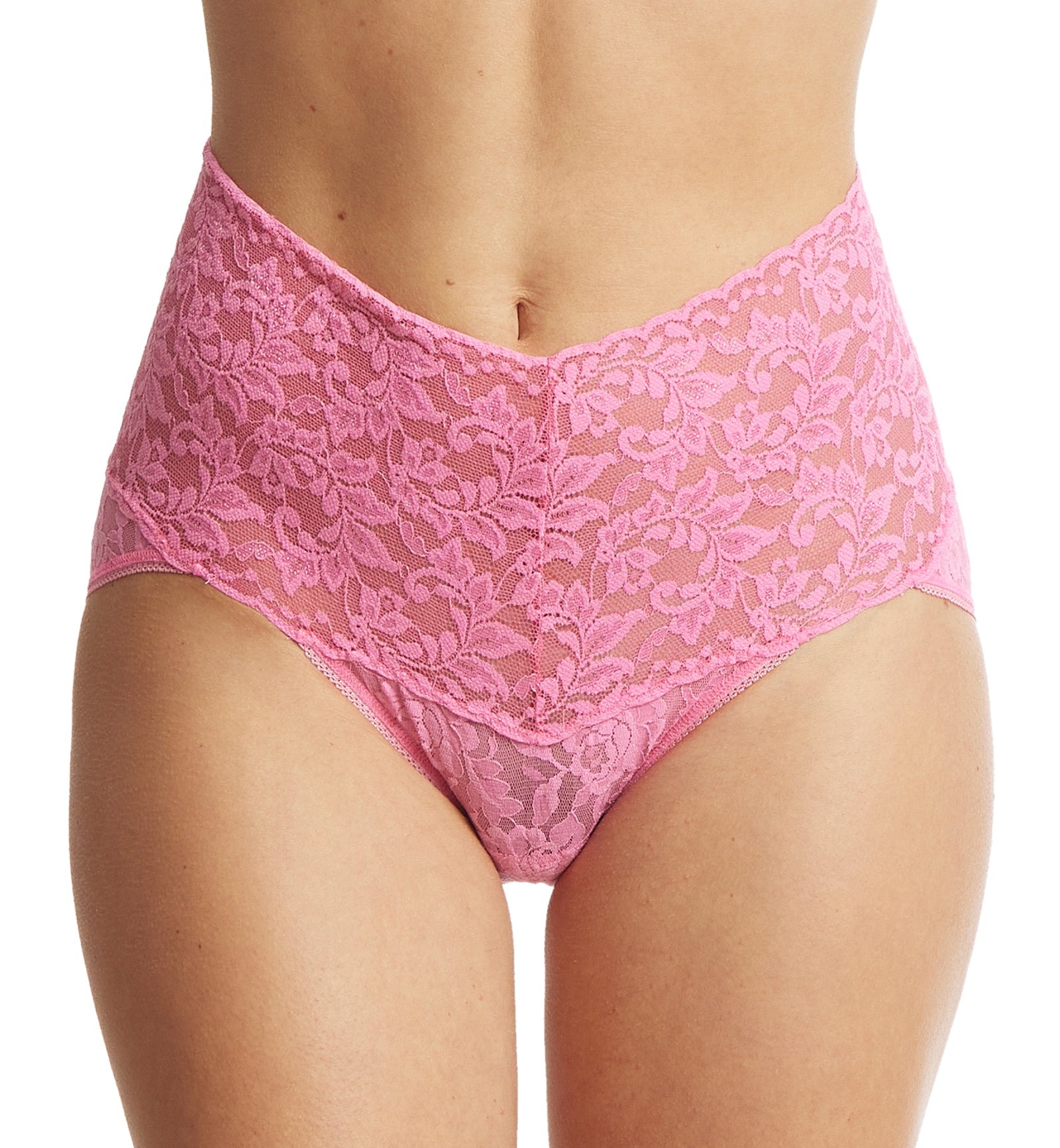 Hanky Panky Retro Lace V-kini (9K2124),Small,Taffy - Taffy,Small