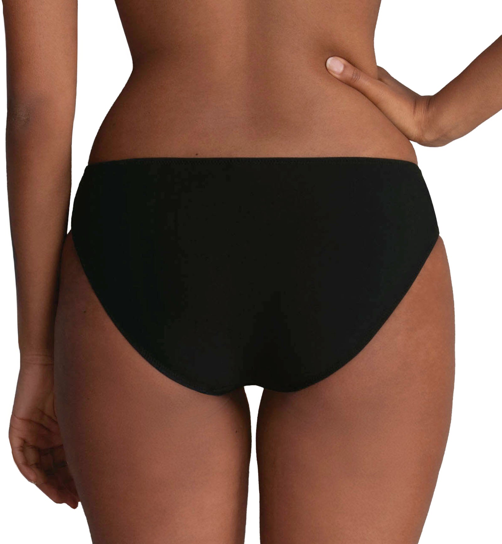 Rosa Faia Mix & Match Casual Bikini Bottom (8706-0),XS,Black - Black,XS