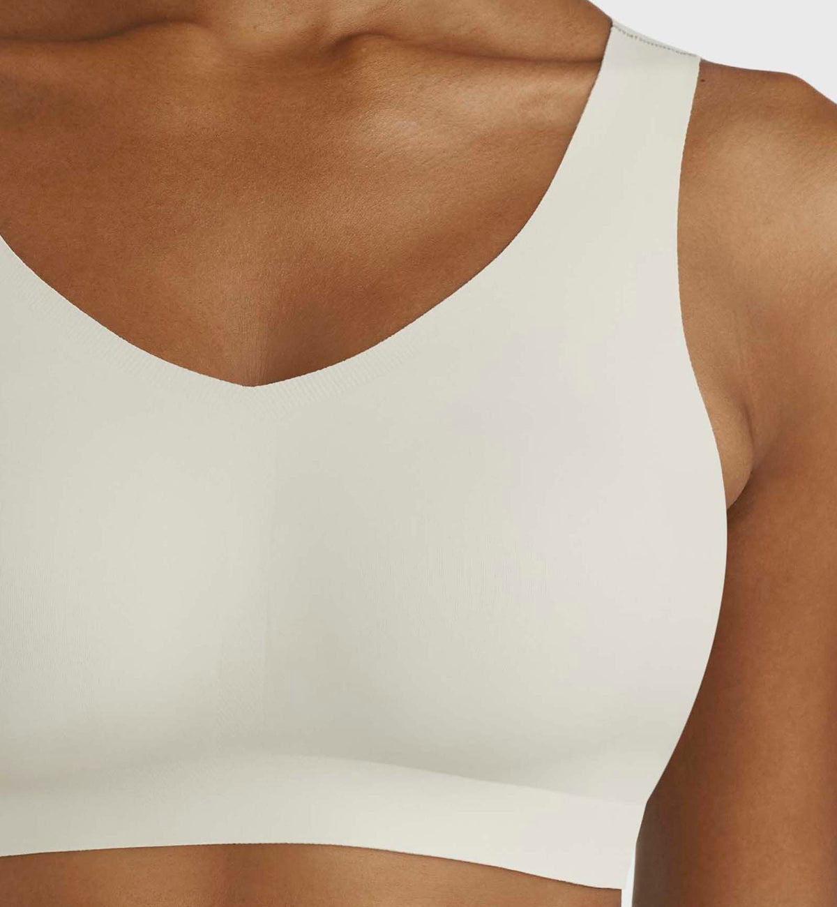 Evelyn & Bobbie DEFY V-Neck Bralette w/ Removable Pads (1833),Small,Aloe - Aloe,Small