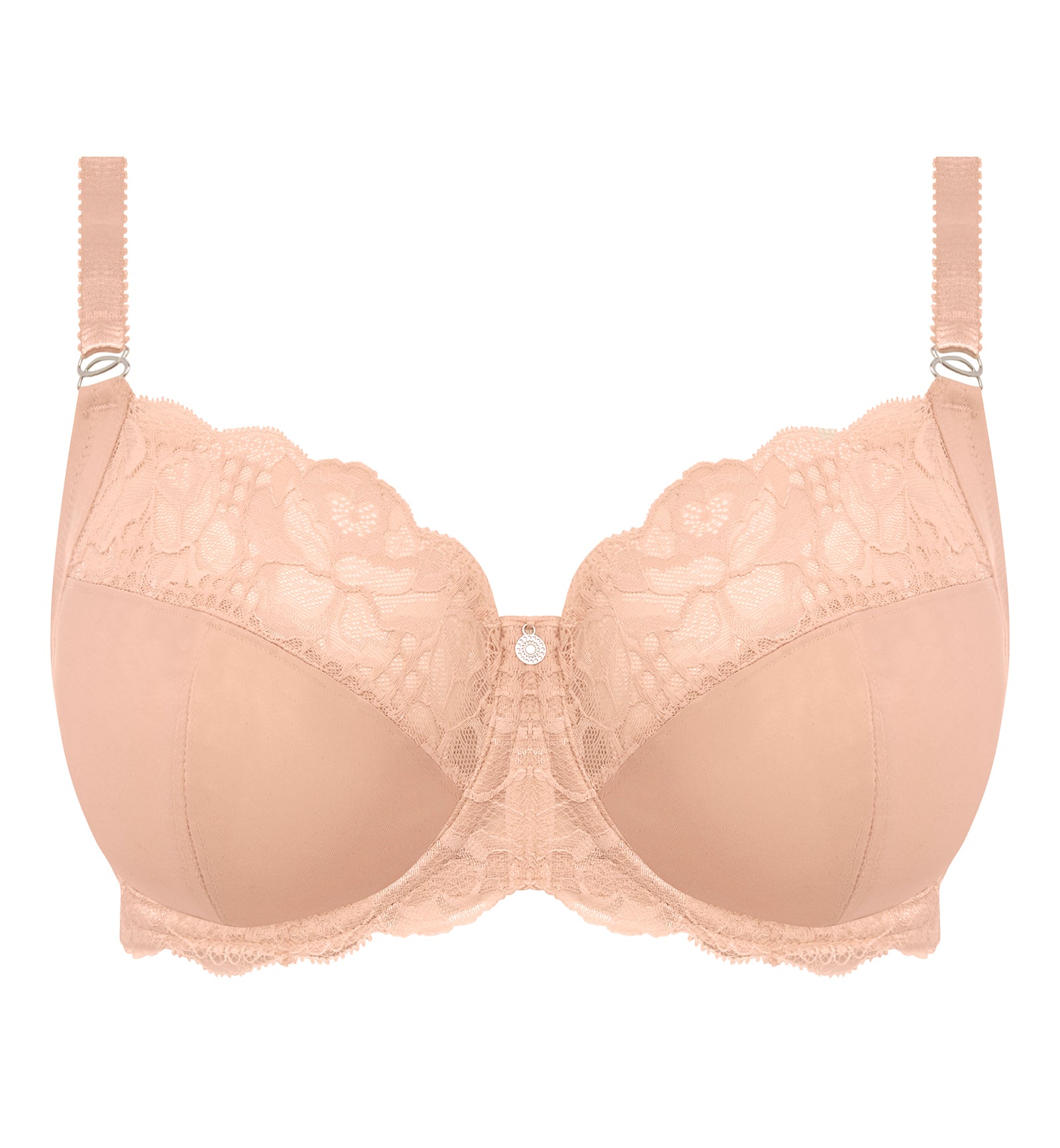 Fantasie Reflect Side Support Stretch Lace Underwire Bra (101801),30E,Natural Beige - Natural Beige,30E