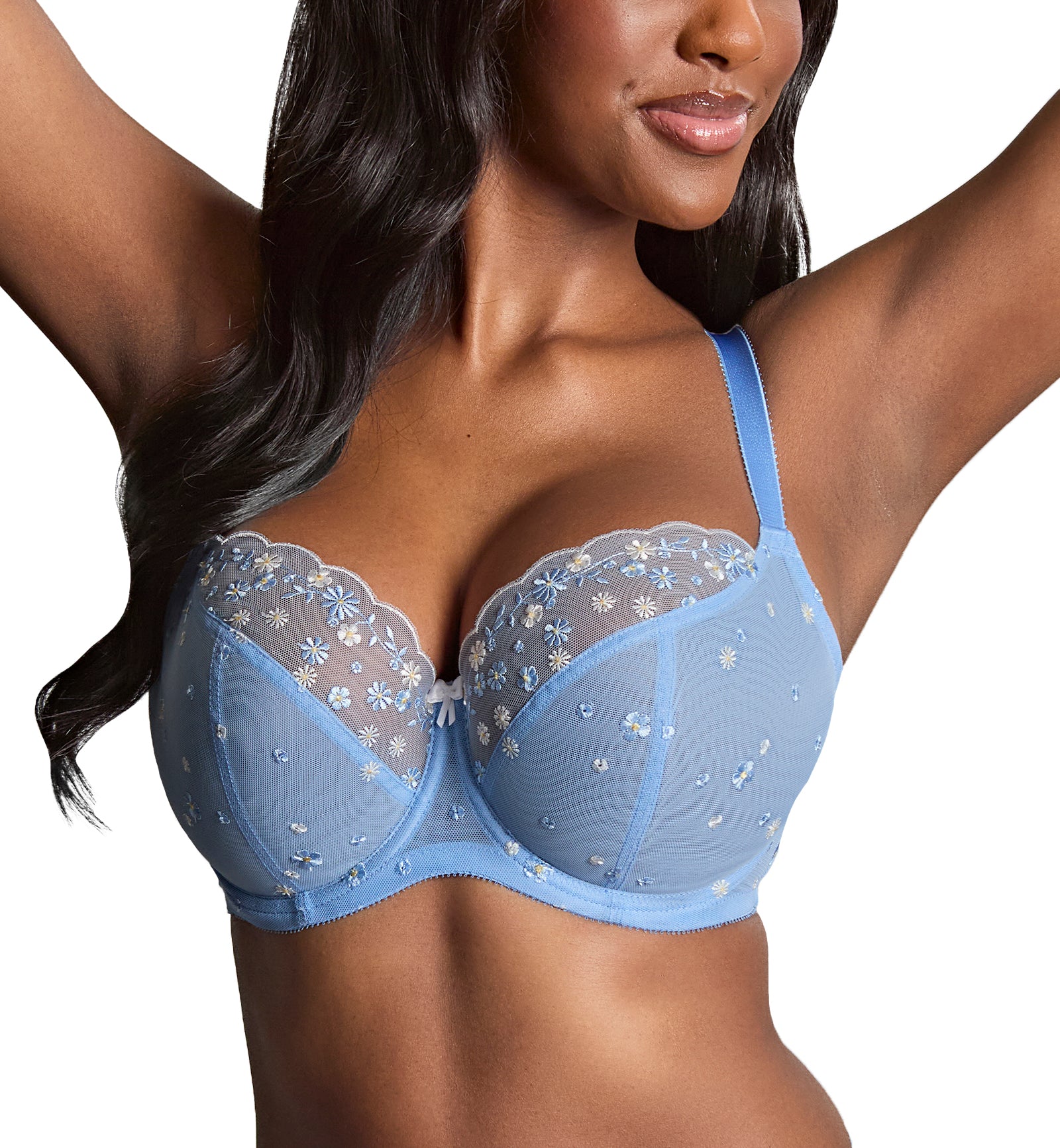 Cleo by Panache Blossom Balconnet Underwire Bra (10581),28F,Daisy Chain - Daisy Chain,28F