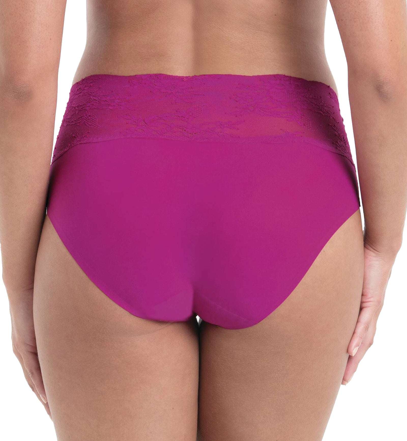 Anita Essential Lace High Waist Brief Panty (1304),Small,Candy Pink - Candy Pink,Small