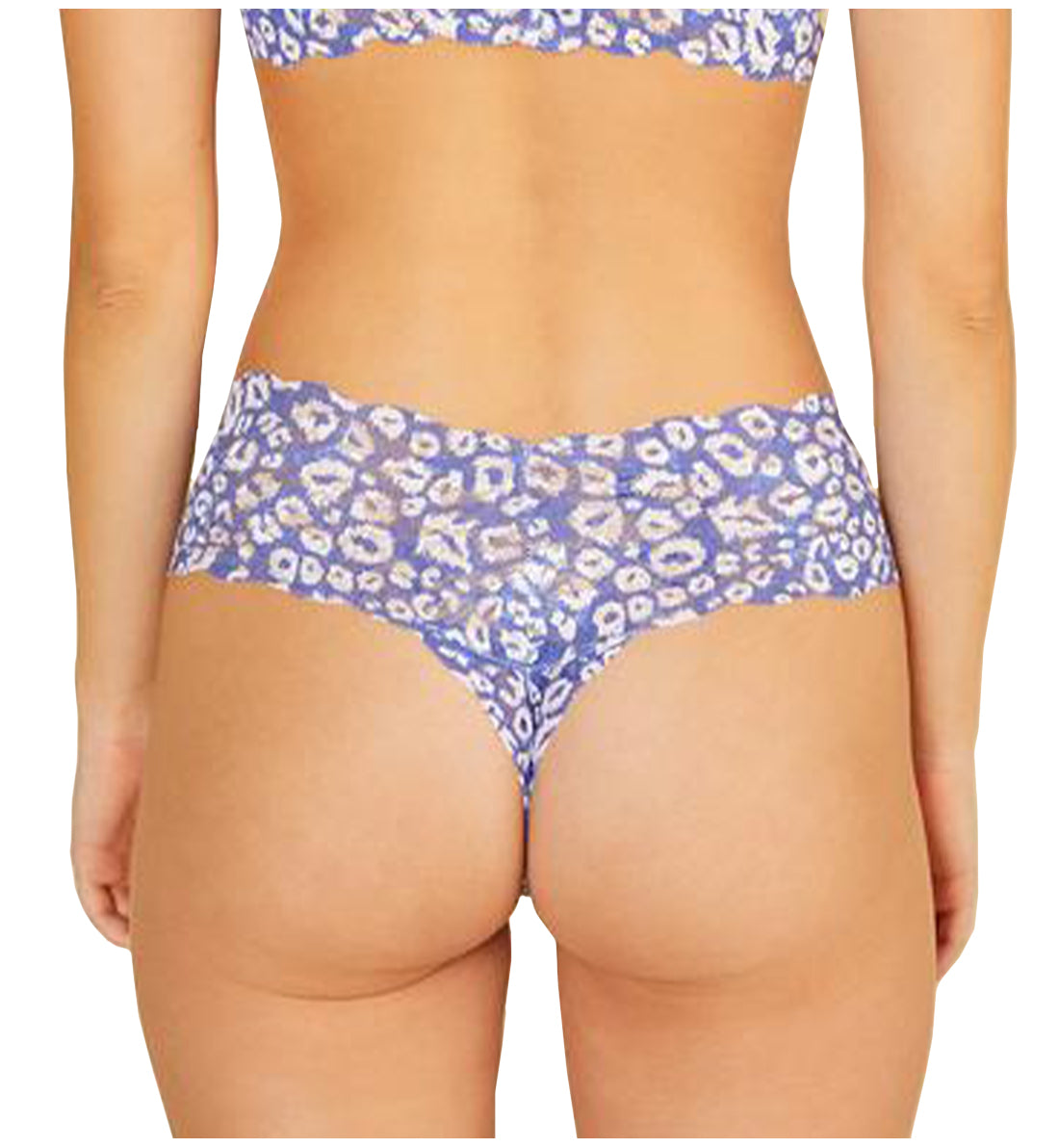 Cosabella Never Say Never Printed Comfie Thong (NEVEP0343),S/M,Leopard Cielo - Leopard Cielo,S/M