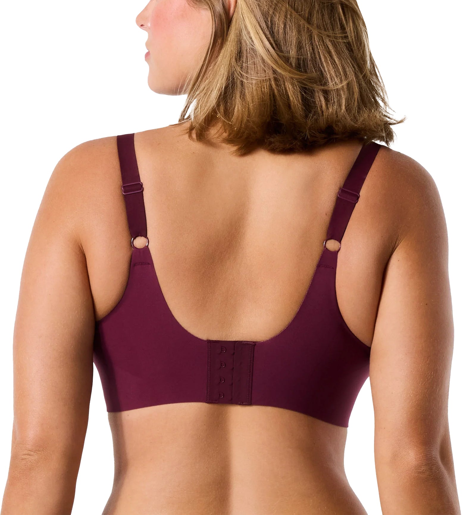 Evelyn & Bobbie Mesh BEYOND Adjustable Bra (1864),Small,Berry Mesh - Berry Mesh,Small