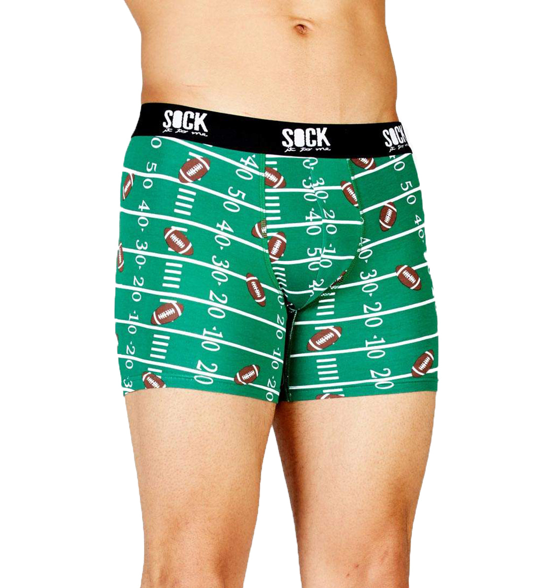 SOCK it to me Men&#39;s Boxer Brief (umb036),Small,Touchdown - Touchdown,Small