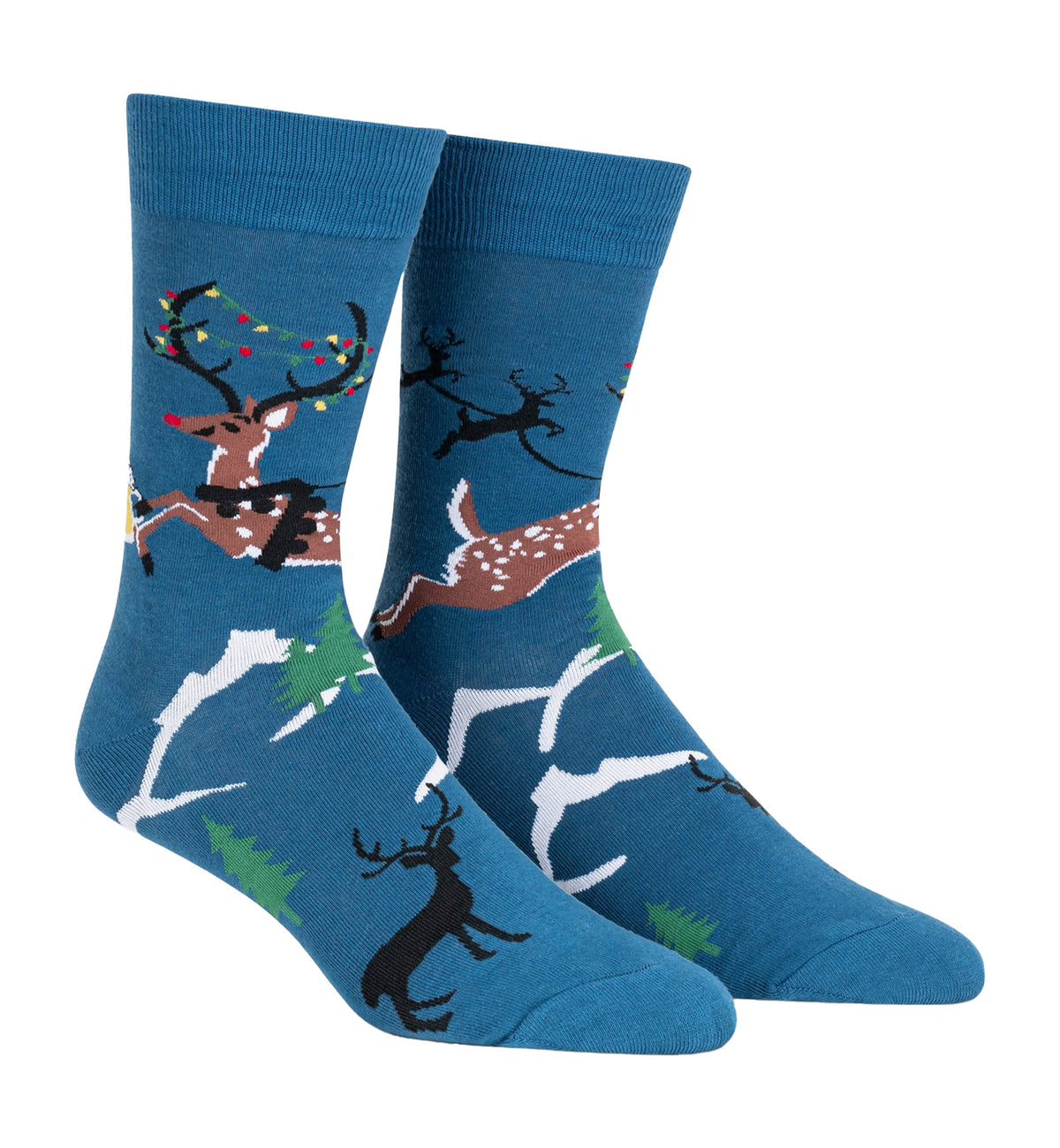 SOCK it to me Men's Crew Socks (MEF0637),Brew-Dolph - Brew-Dolph,One Size