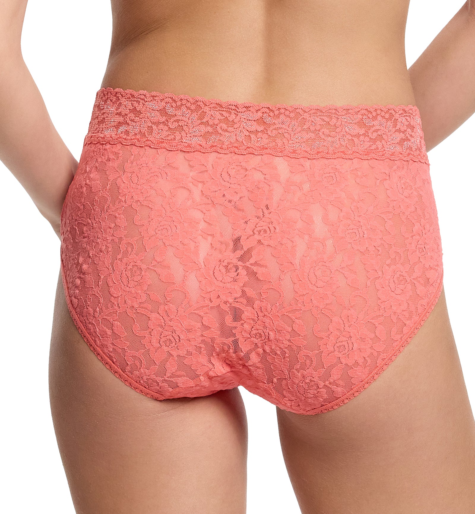 Hanky Panky Signature Lace French Brief (461),Small,Courageous Coral - Courageous Coral,Small