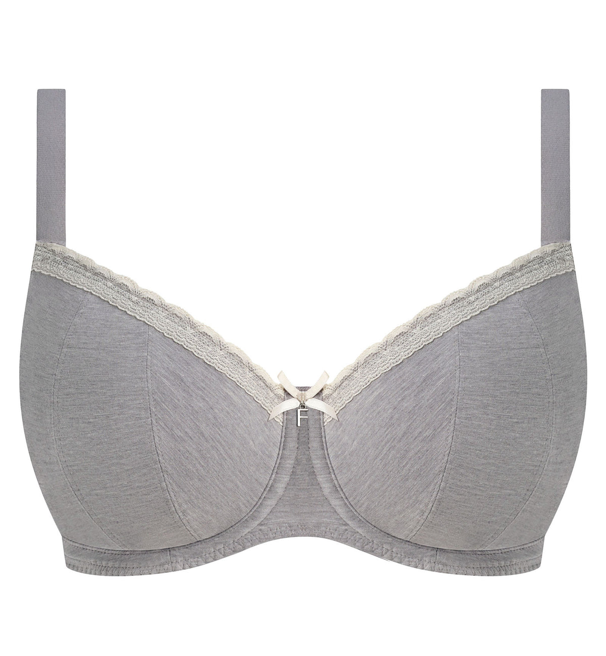 Freya Flirt Padded Half Cup Underwire Bra (403315),28DD,Grey Marl - Grey Marl,28DD