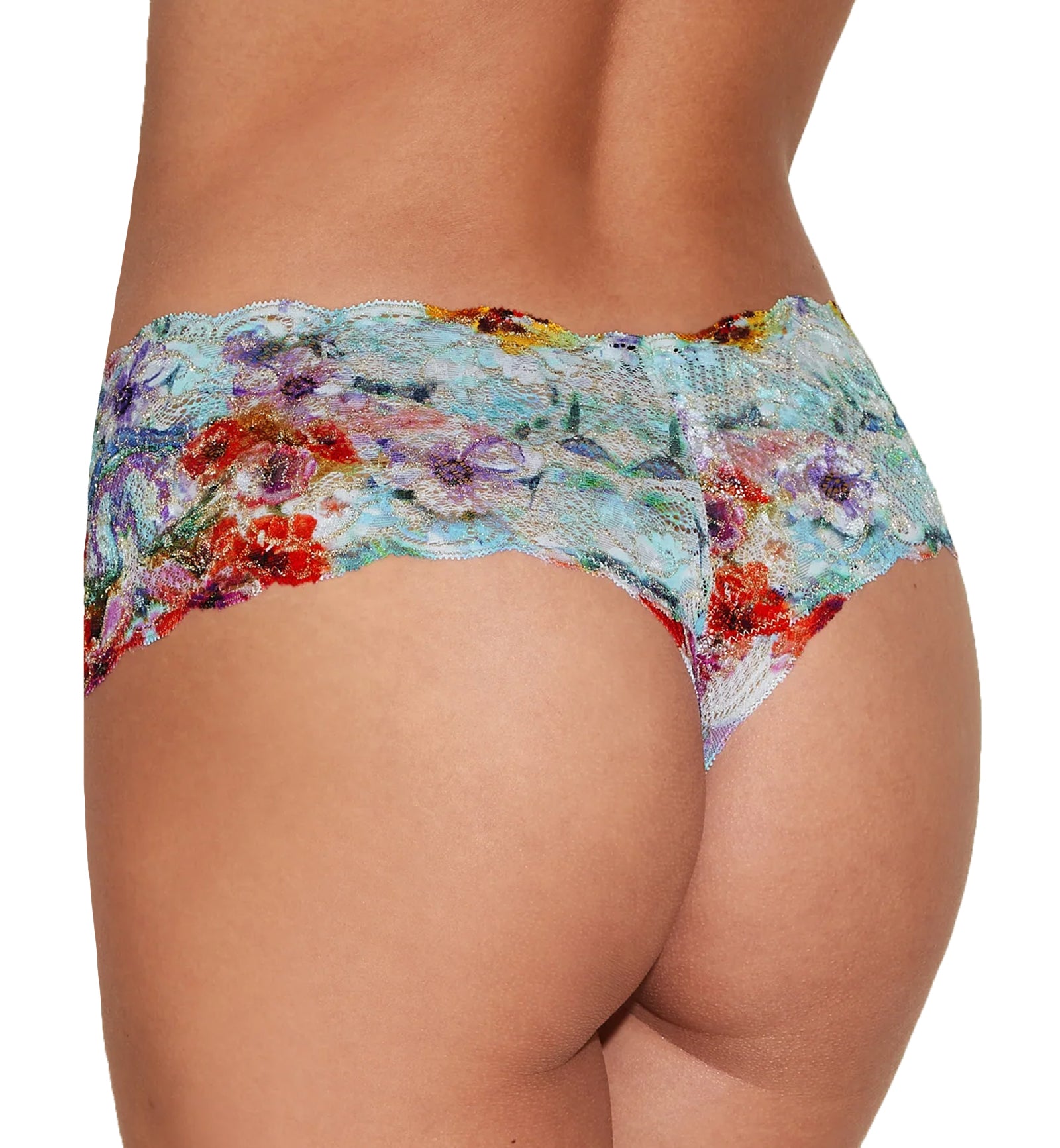 Cosabella NSN Printed Comfie Thong (NEVEP0343),S/M,Floral Beauty - Floral Beauty,S/M