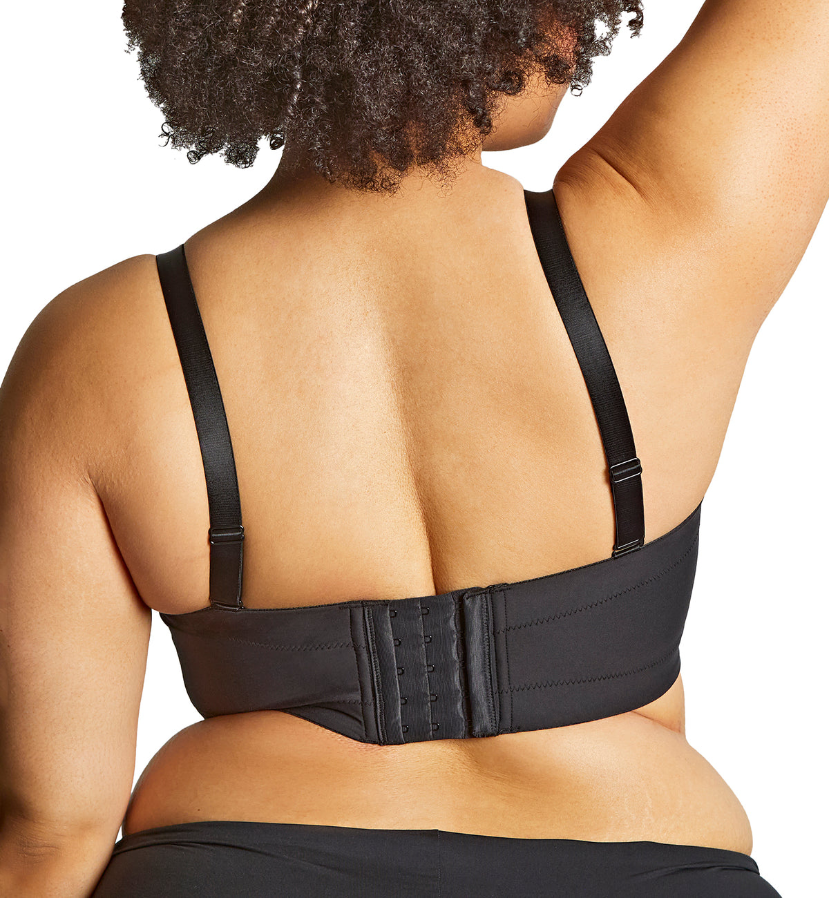 Sculptresse by Panache Dana Multiway Strapless Underwire Bra (9670),34FF,Black - Black,34FF