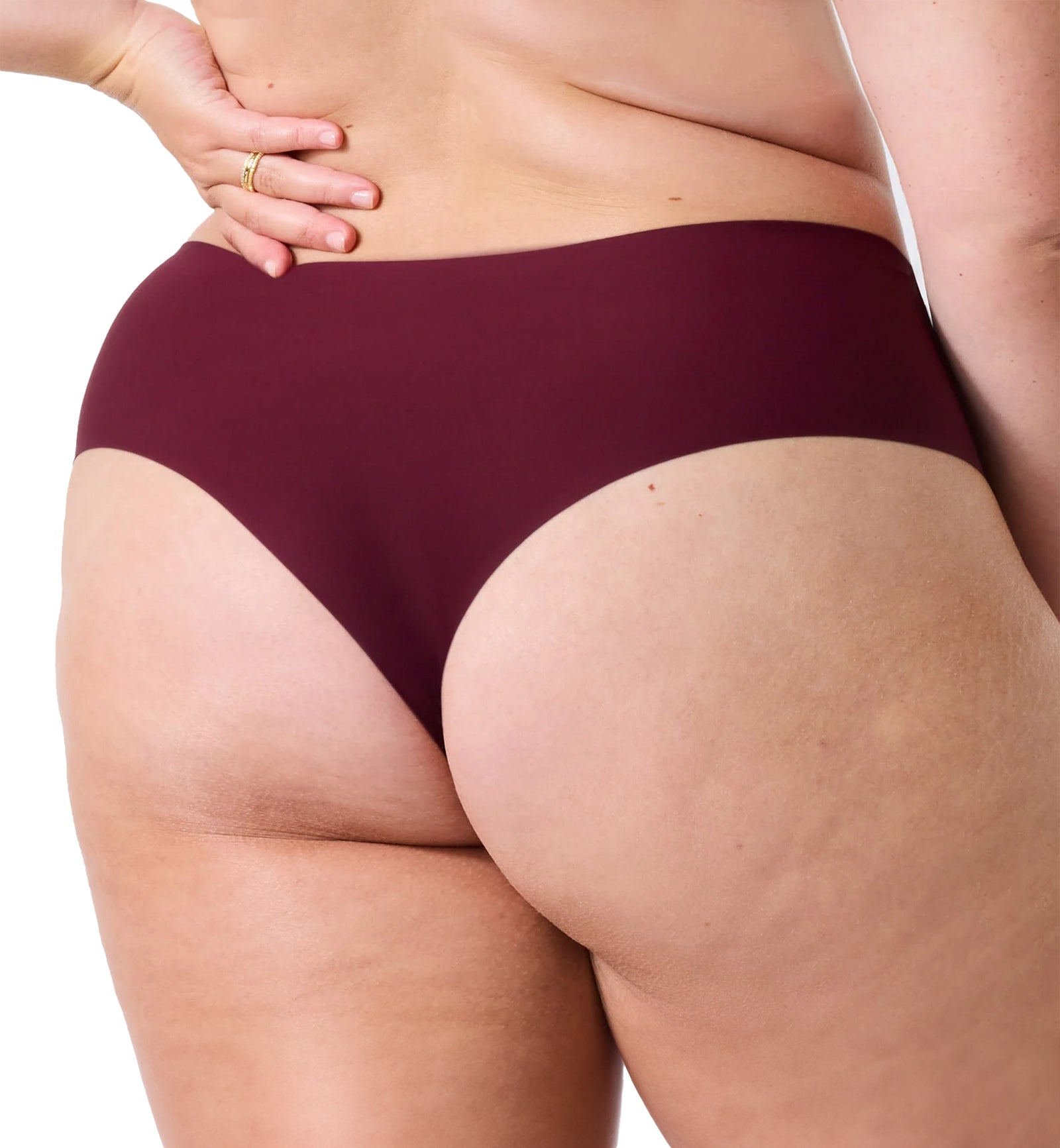 Evelyn & Bobbie Mesh High-Waisted Thong (1871),US 0-14,Berry Mesh - Berry Mesh,US 0-14