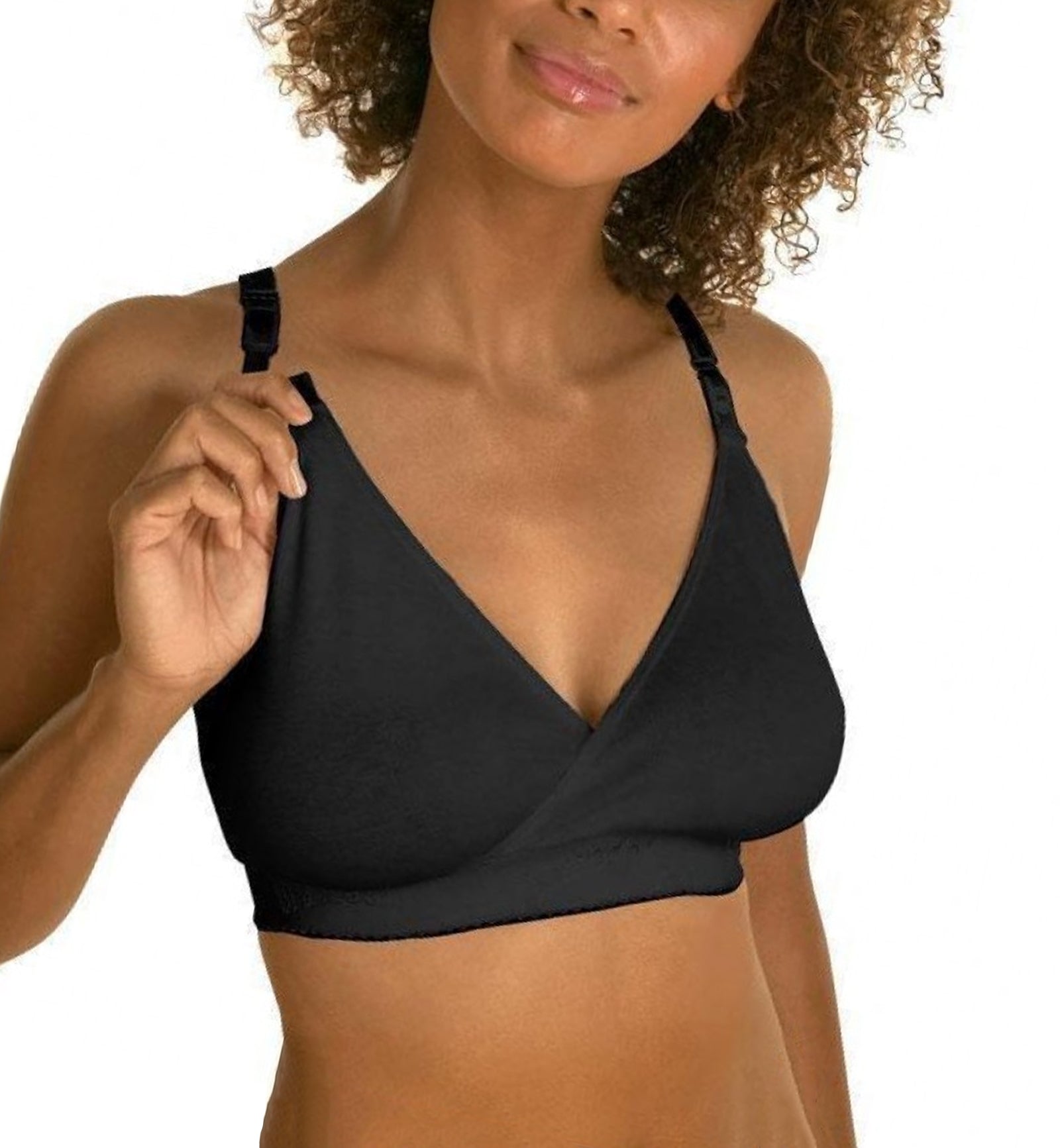 BRAVADO! The Original Wire-Free Nursing Bra (1011),Medium,Black - Black,Medium