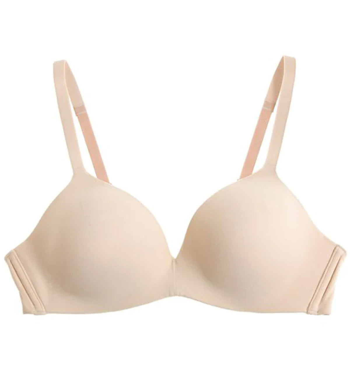 Wacoal How Perfect Wire Free Contour T-Shirt Bra (852189)- Natural Nud -  Breakout Bras