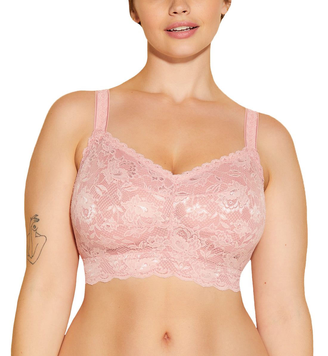 Cosabella NSN SUPER CURVY Sweetie Bralette (NEVER1340),XS,Jaipur Pink - Jaipur Pink,XS
