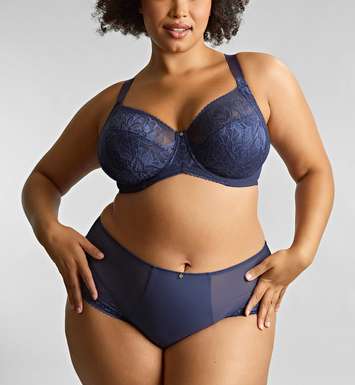 Sculptresse by Panache Dream Deep Brief (10804),Large,Navy - Navy,Large