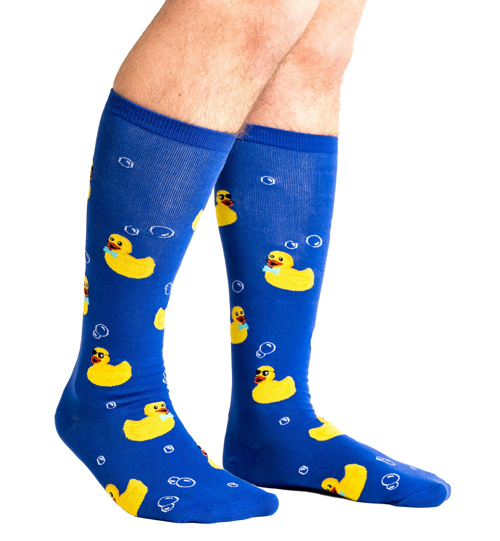 SOCK it to me Unisex Stretch-It Knee High Socks (S0185),Rubber Duckie - Rubber Duckie,One Size