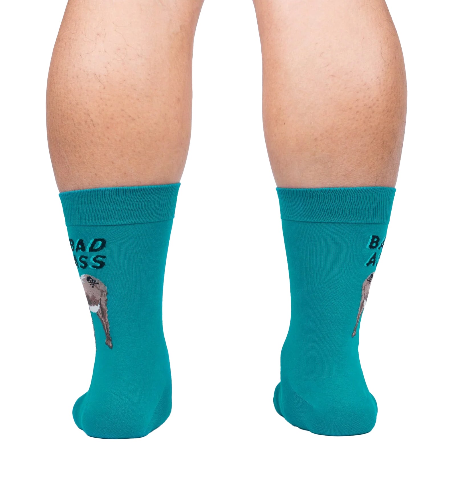SOCK it to me Men's Crew Socks (MEF0525),A Real Bad Ass - A Real Bad Ass,One Size