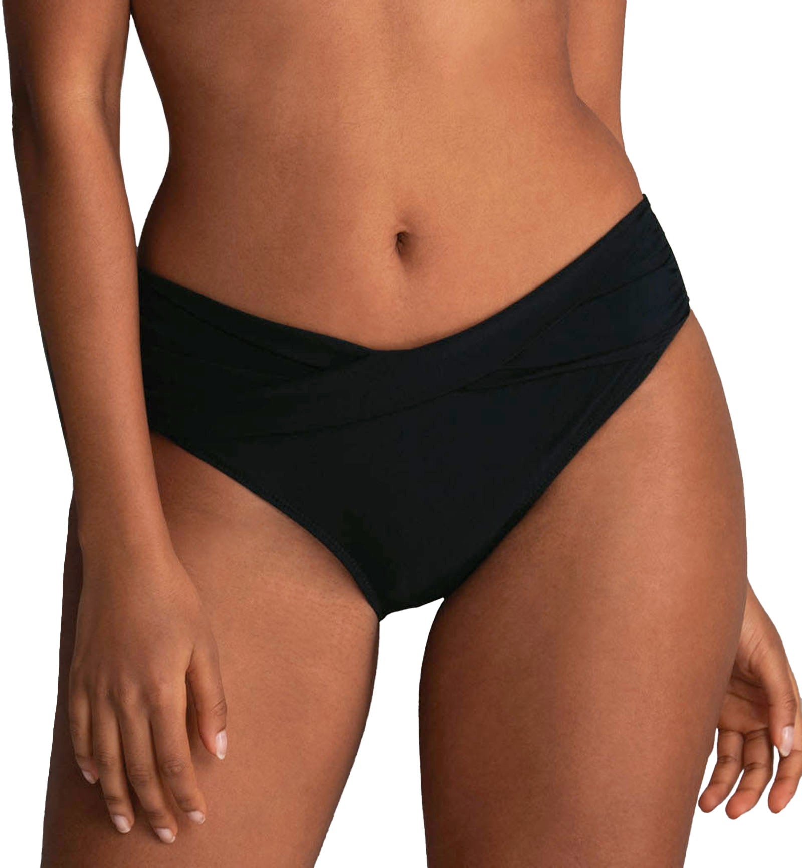 Rosa Faia Mix & Match Liz Bikini Bottom (8707-0),XS,Black - Black,XS