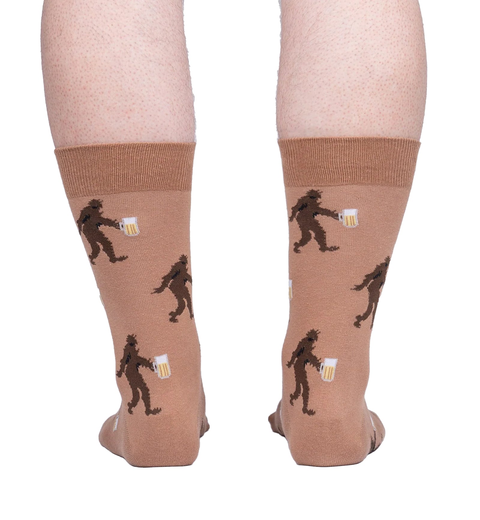 SOCK it to me Men's Crew Socks (MEF0550),Lager than Life - Lager than Life,One Size
