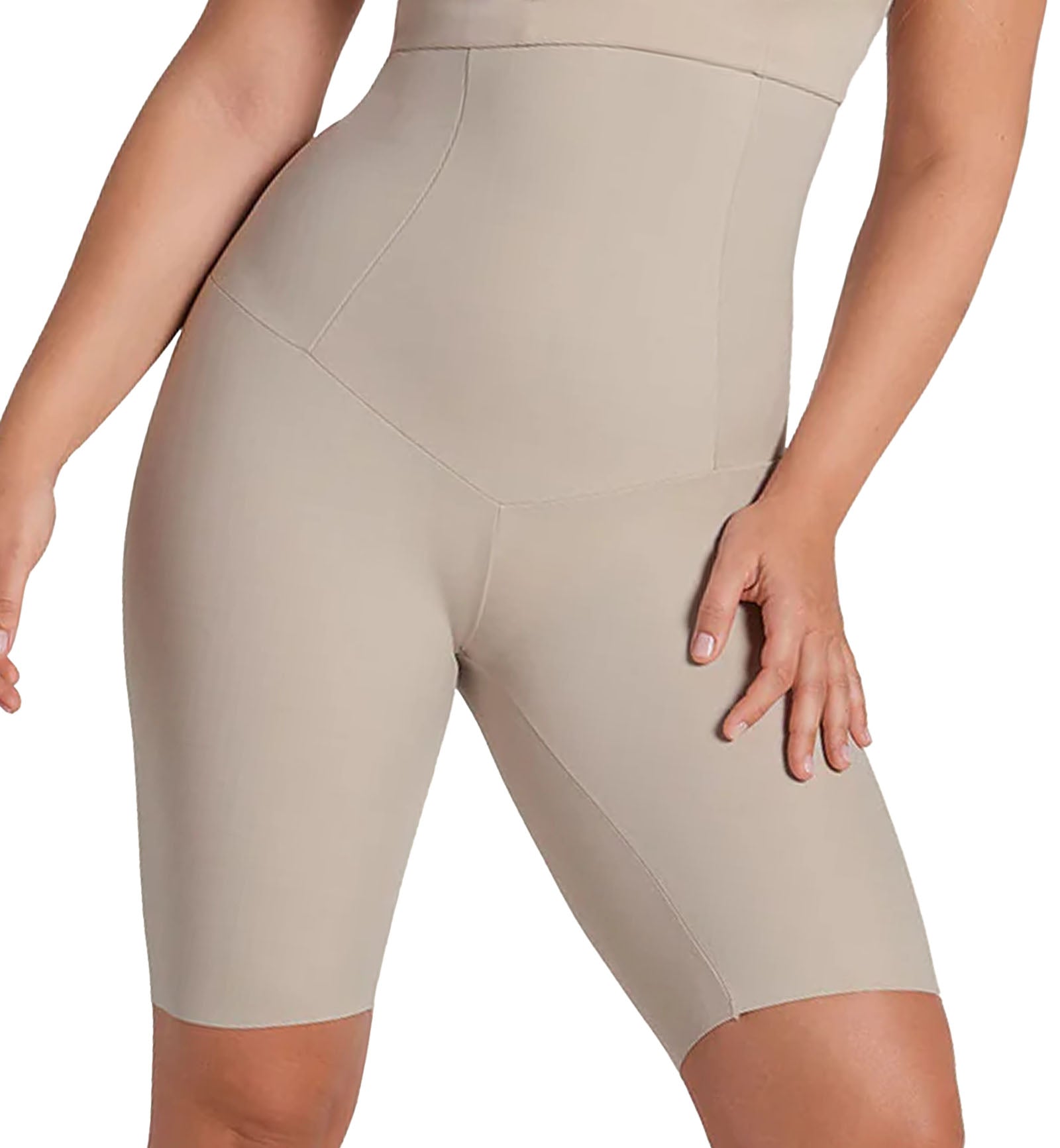 Leonisa Extra High Waisted Firm Shaper Short (012940),XS,Nude - Nude,XS