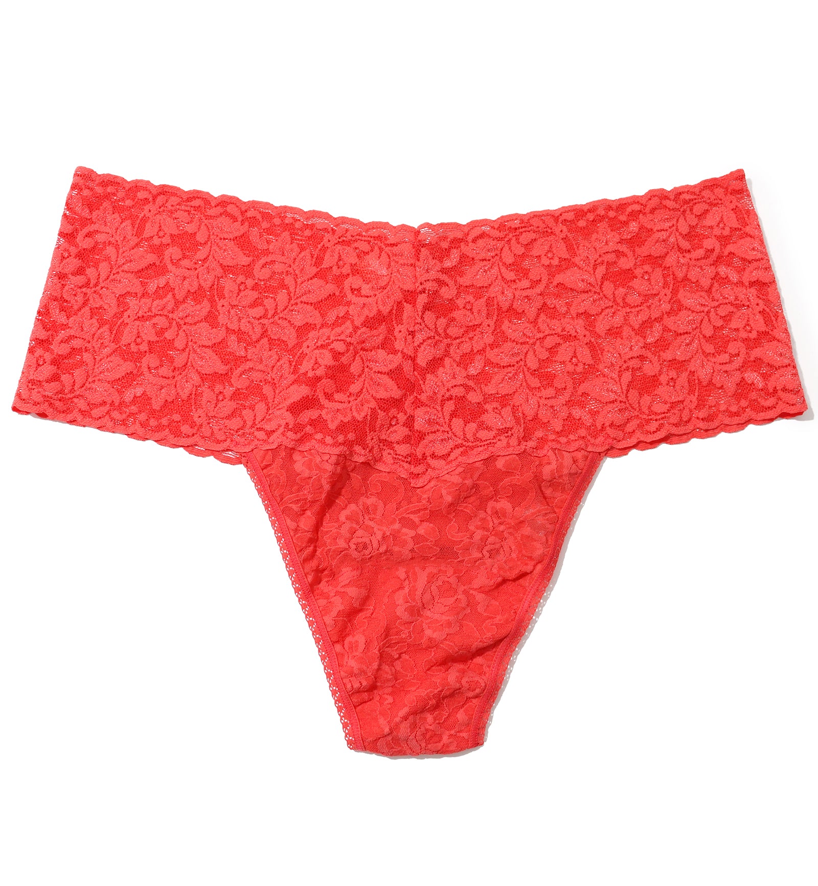 Hanky Panky Signature Lace PLUS Retro Thong (9K1926X),Hibiscus Bloom - Hibiscus Bloom,One Size