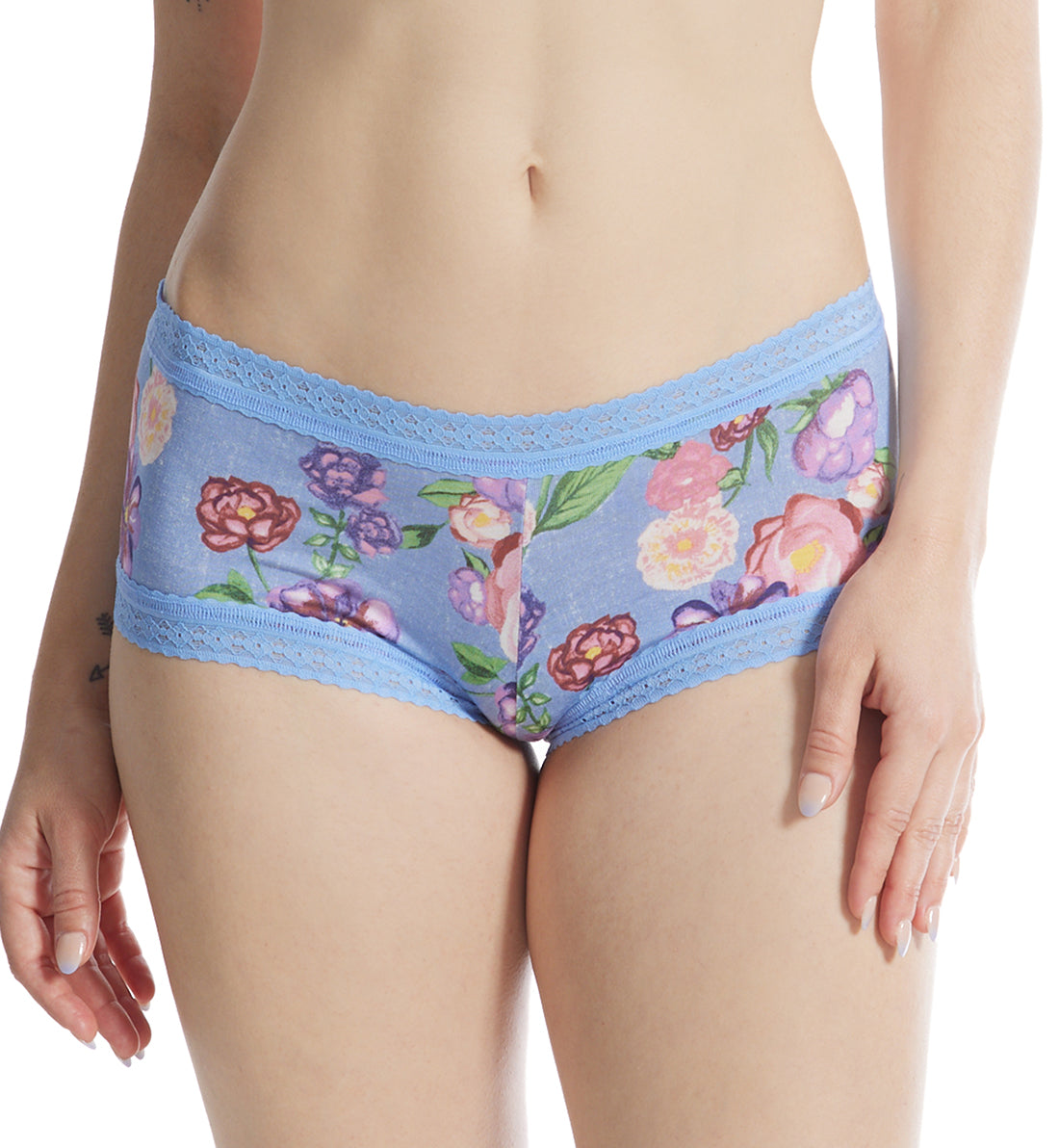 Hanky Panky DreamEase Printed Boyshort (PR681274),XS,Chatsworth House - Chatsworth House,XS