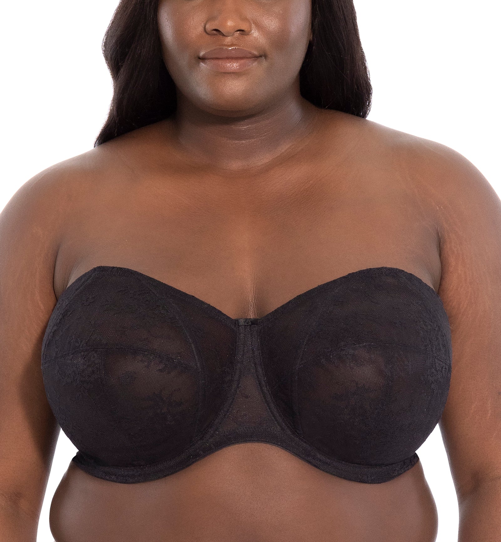 Goddess Verity Strapless Underwire Bra (700213),32I,Black - Black,32I