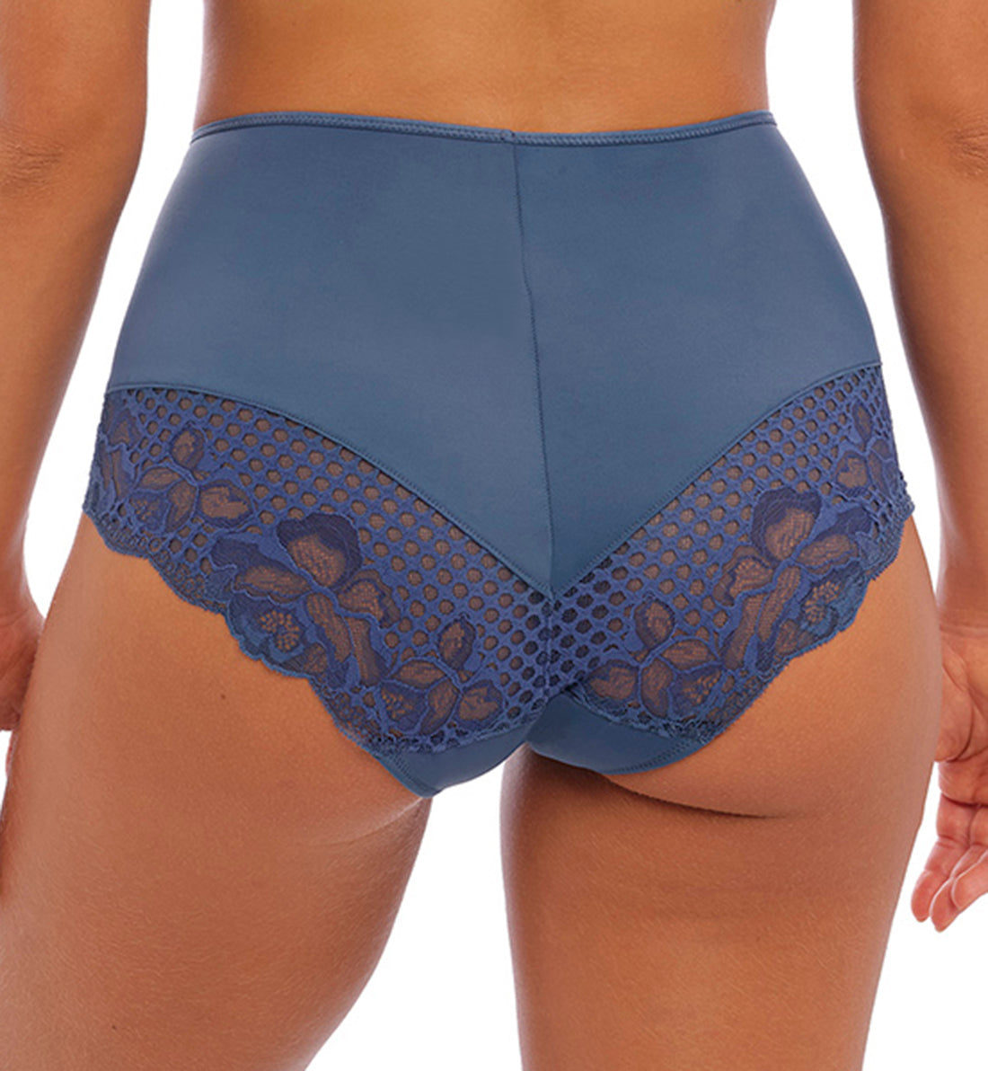 Fantasie Reflect High Waist Brief (101852),XL,Evening Blue - Evening Blue,XL