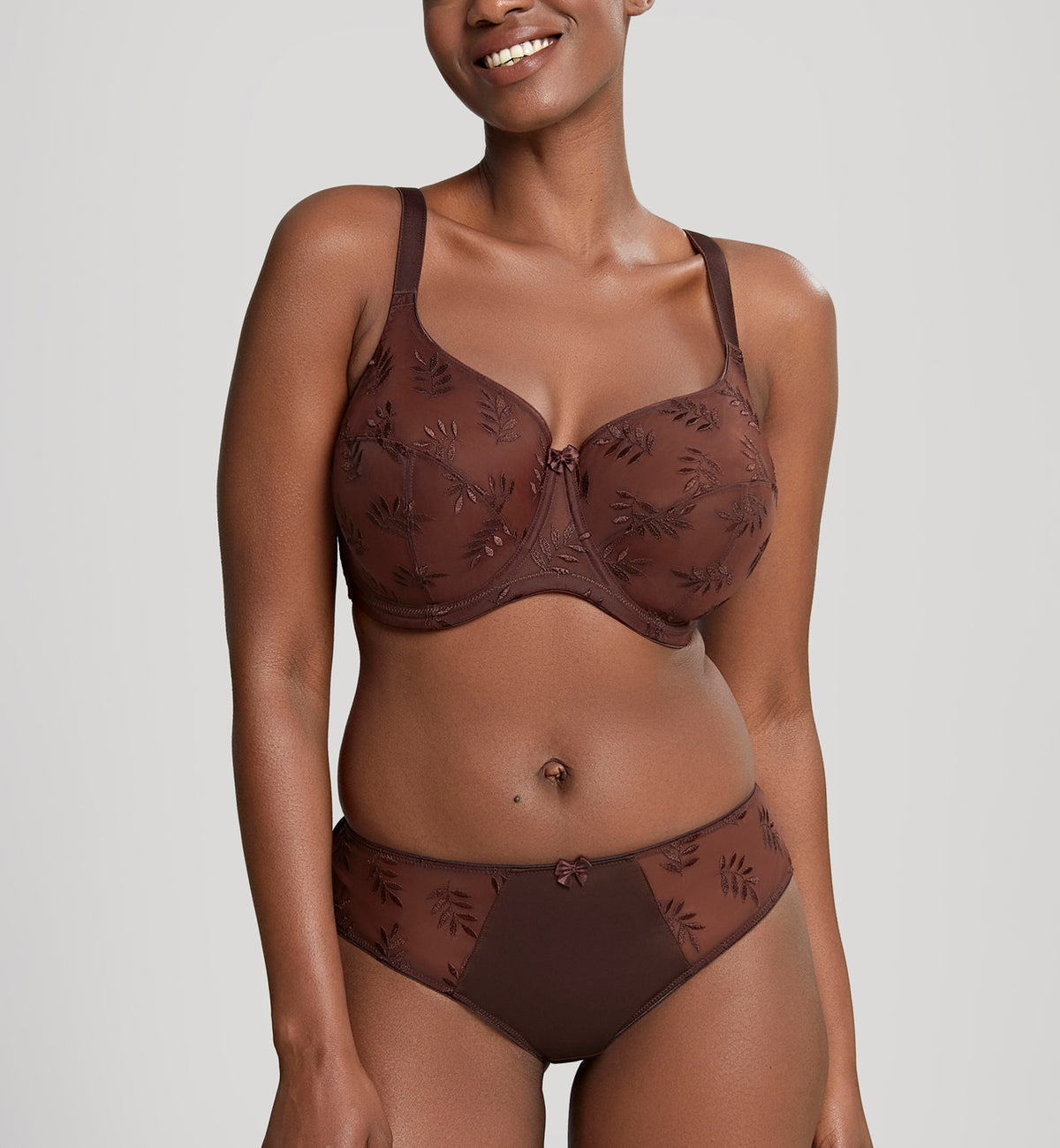 Panache Tango II Balcony Underwire Bra (3251),28GG,Nutmeg - Nutmeg,28GG