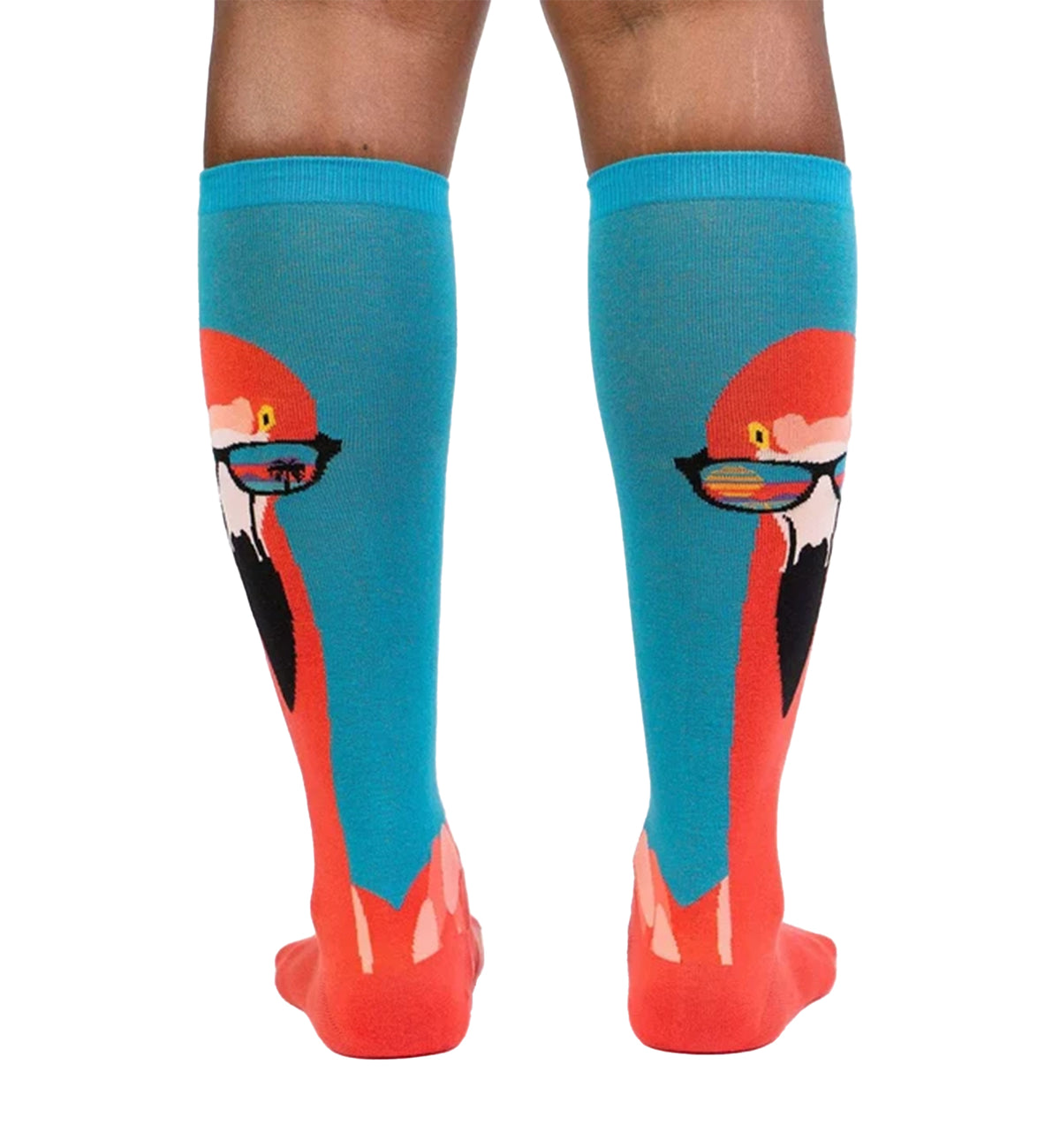 SOCK it to me Unisex Knee High Socks (f0506),Ready To Flamingle - Ready To Flamingle,One Size