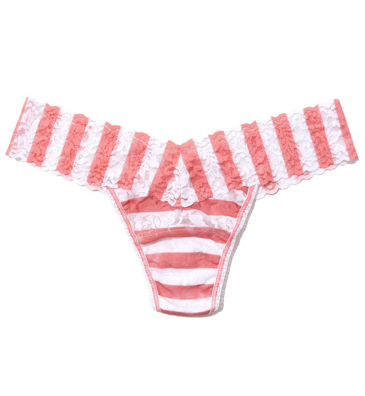 Hanky Panky Signature Lace Printed Low Rise Thong (PR4911P),Beach Club - Beach Club,One Size