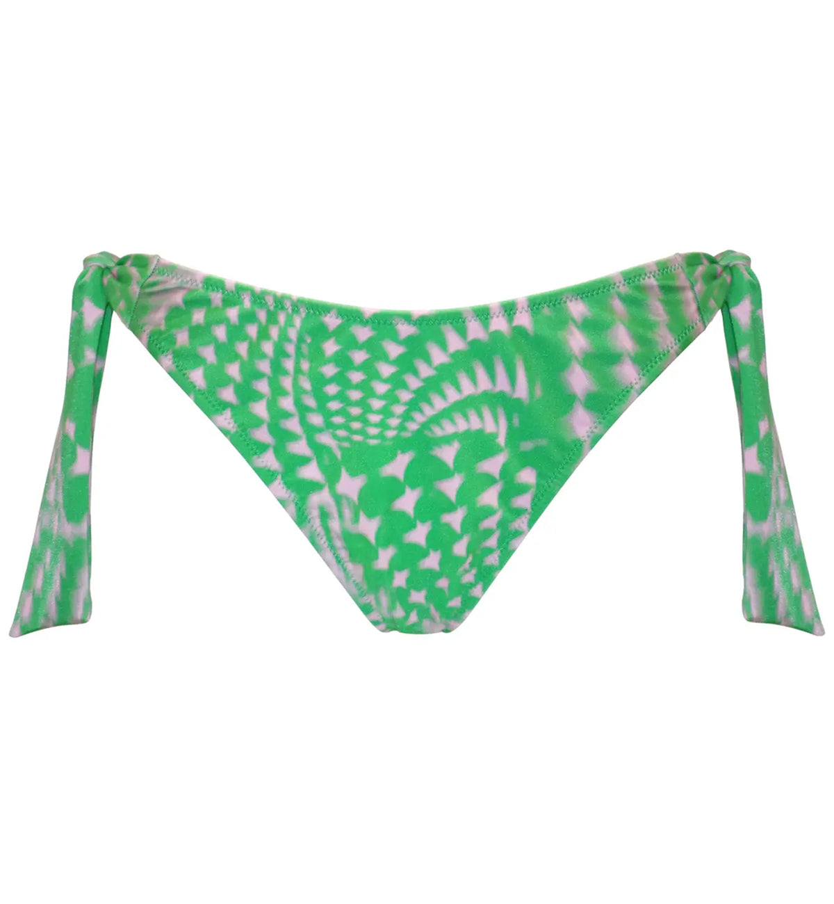Pour Moi Portofino High Leg Tie Side Swim Brief (29702),XS,Green/Pink - Green/Pink,XS