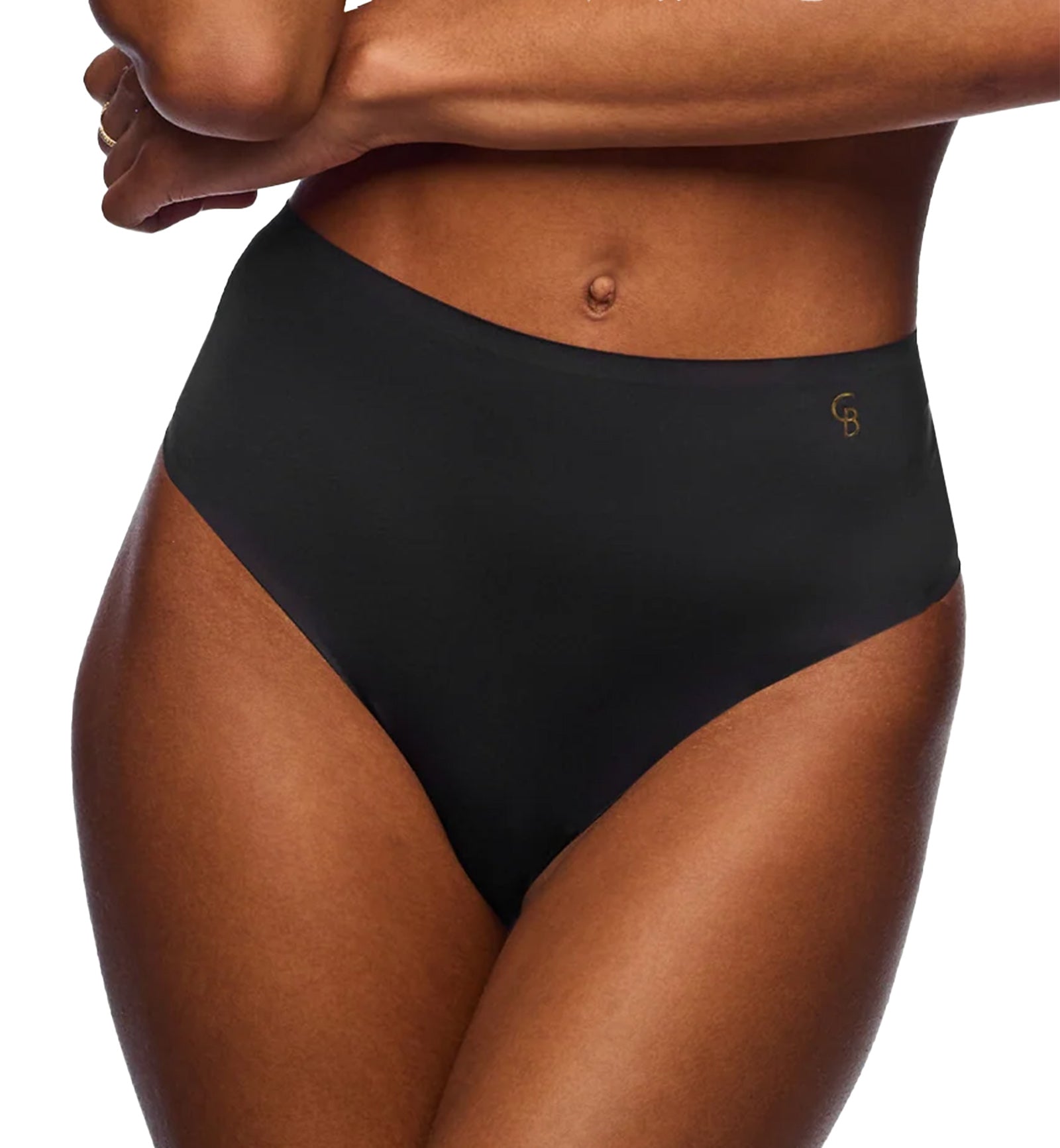 Cosabella Lisciante High Waist Bikini (LISCI0561),Small,Black - Black,Small