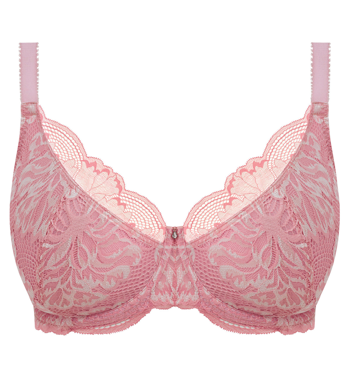 Fantasie Emmaline Padded Plunge Underwire Bra (102714),30DD,Blossom - Blossom,30DD