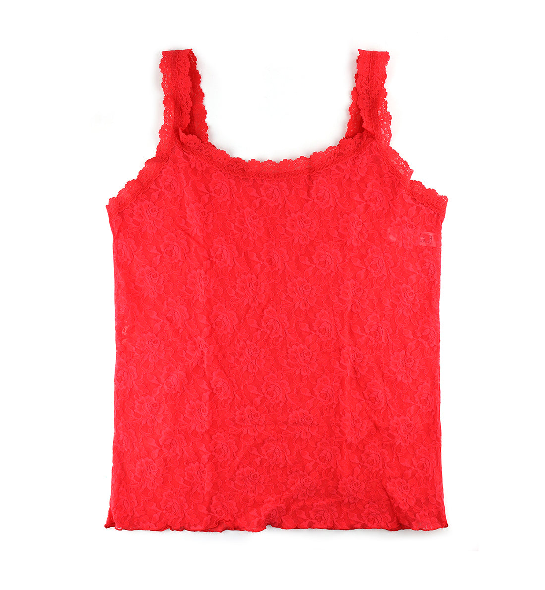 Hanky Panky Signature Lace Unlined Camisole PLUS (1390LX),2X,Deep Sea Coral - Deep Sea Coral,2X