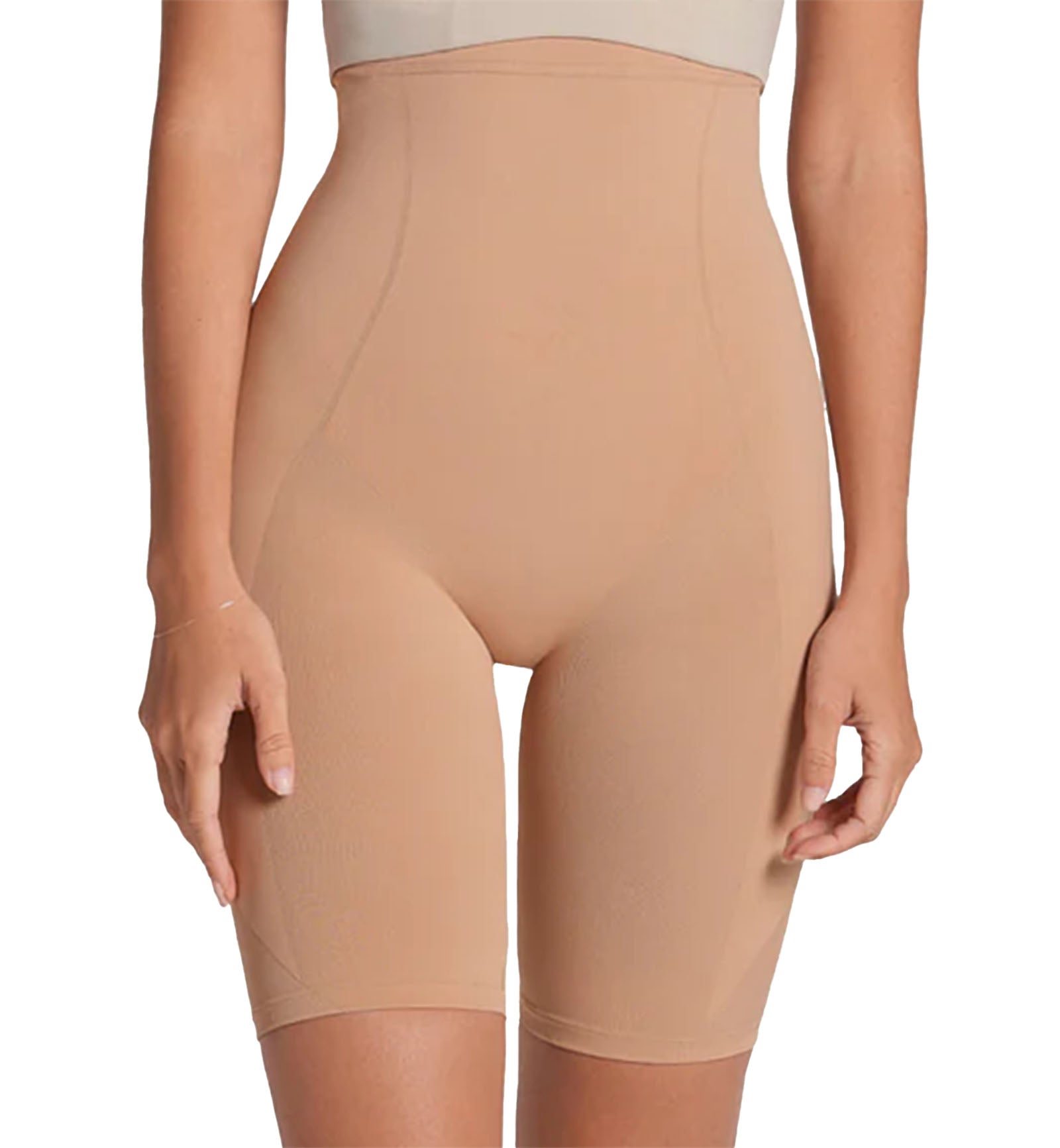 Leonisa Invisible Extra High-Waisted Shaper Short (012807M),XS/S,Natural - Natural,XS/S