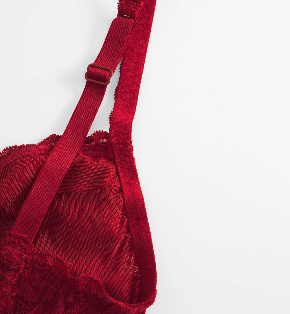 Cosabella Never Say Never CURVY Sweetie Bralette (NEVER1310),Petite,Sindoor Red - Sindoor Red,Petite