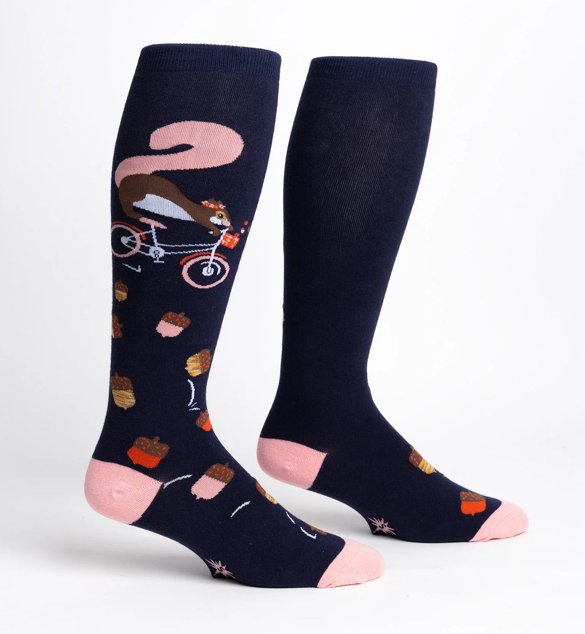 SOCK it to me Unisex Stretch-It Knee High Socks (S0160),Feeling Squirrelly - Feeling Squirrelly,One Size
